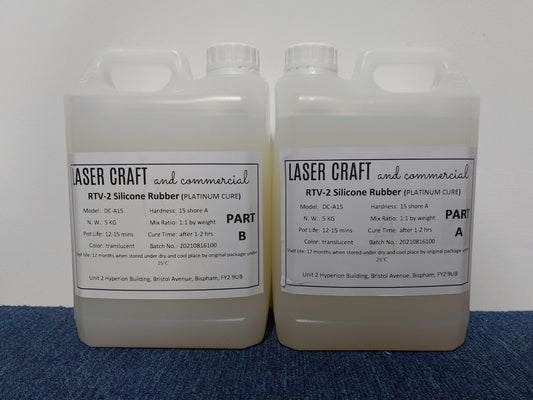 RTV-2 Silicone Rubber (Platinum Cure) 5kg KIT (UK MAINLAND ONLY)