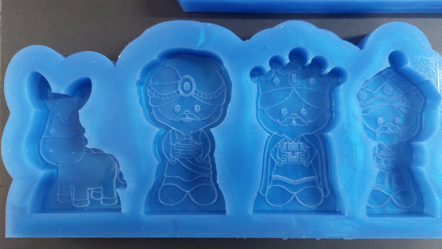 Christmas Nativity 3 Piece Silicone Mould Set