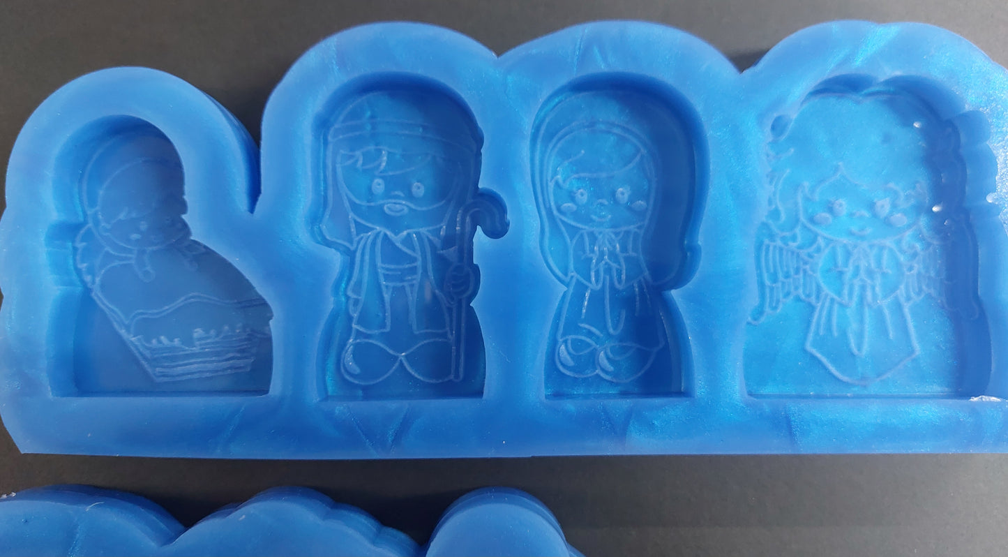 Christmas Nativity 3 Piece Silicone Mould Set