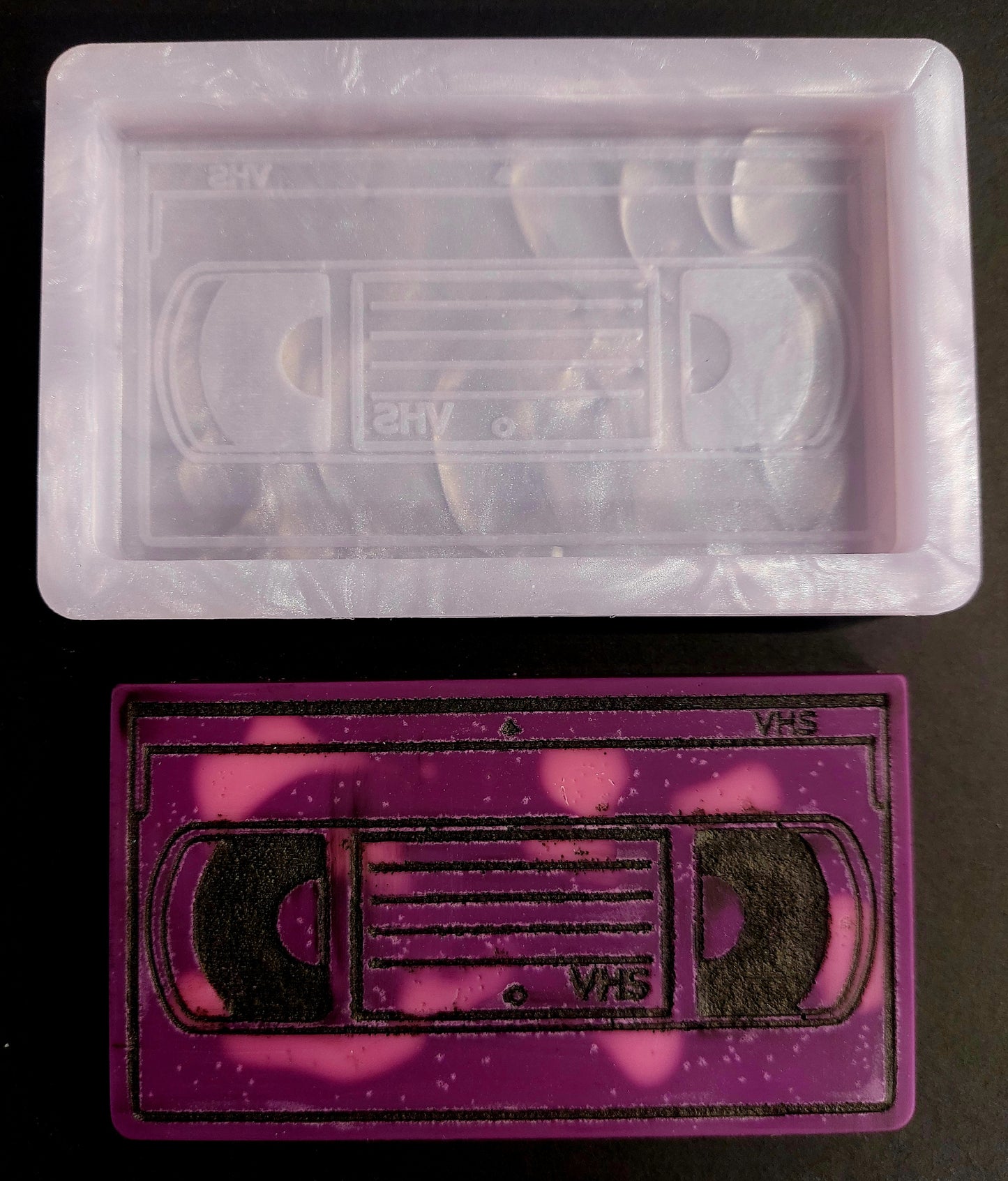 VHS Cassette Tape Silicone Mould for wax, resin and more