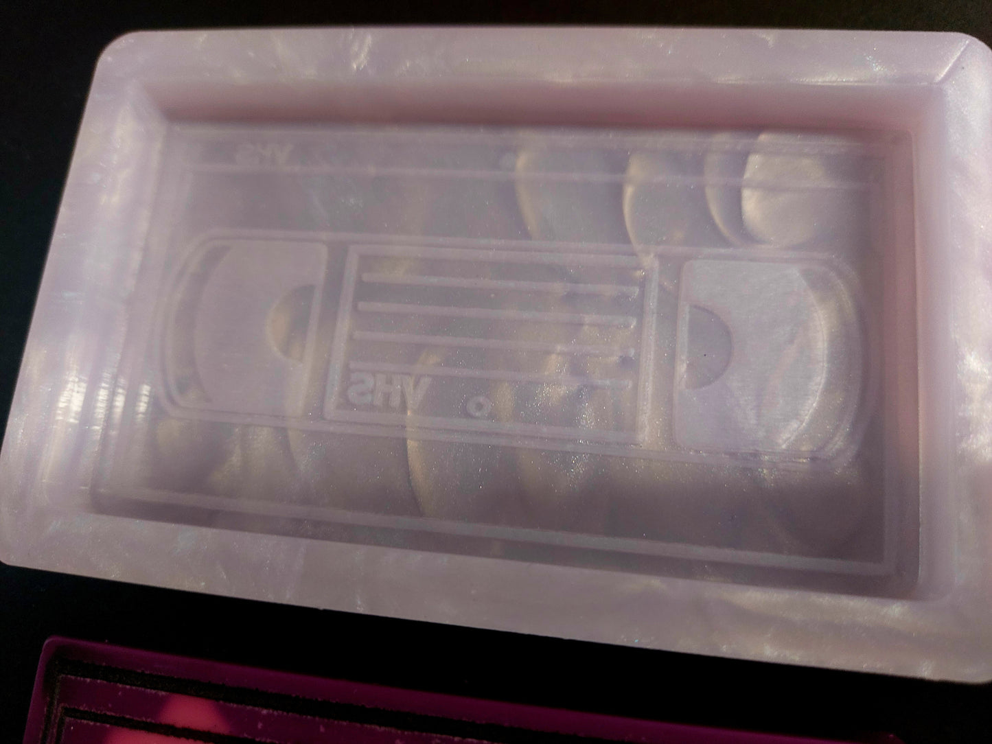 VHS Cassette Tape Silicone Mould for wax, resin and more