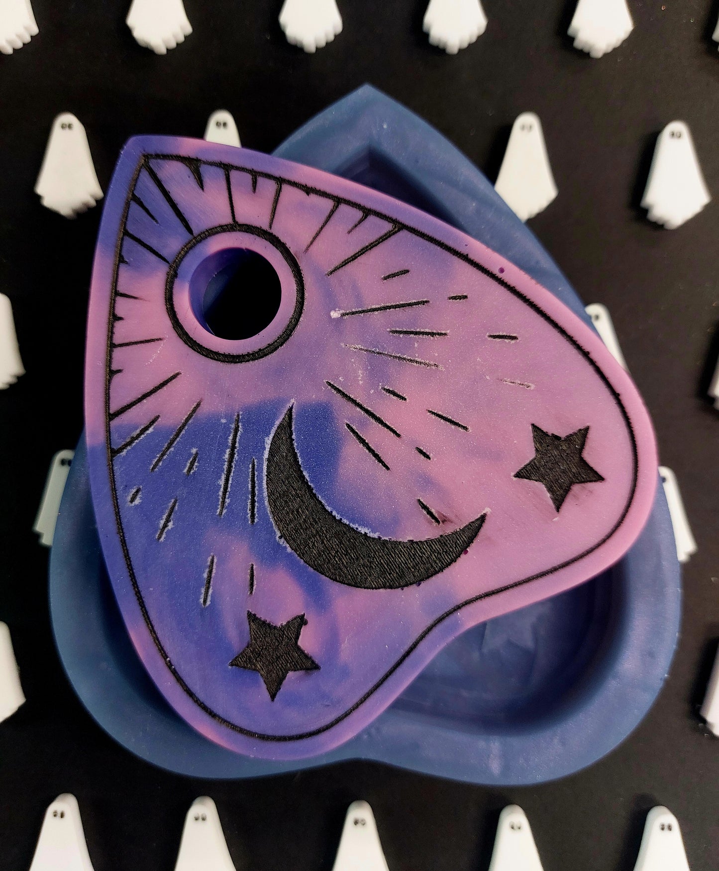 Moon Planchette Silicone Mould for wax, resin, jesmonite, soap etc