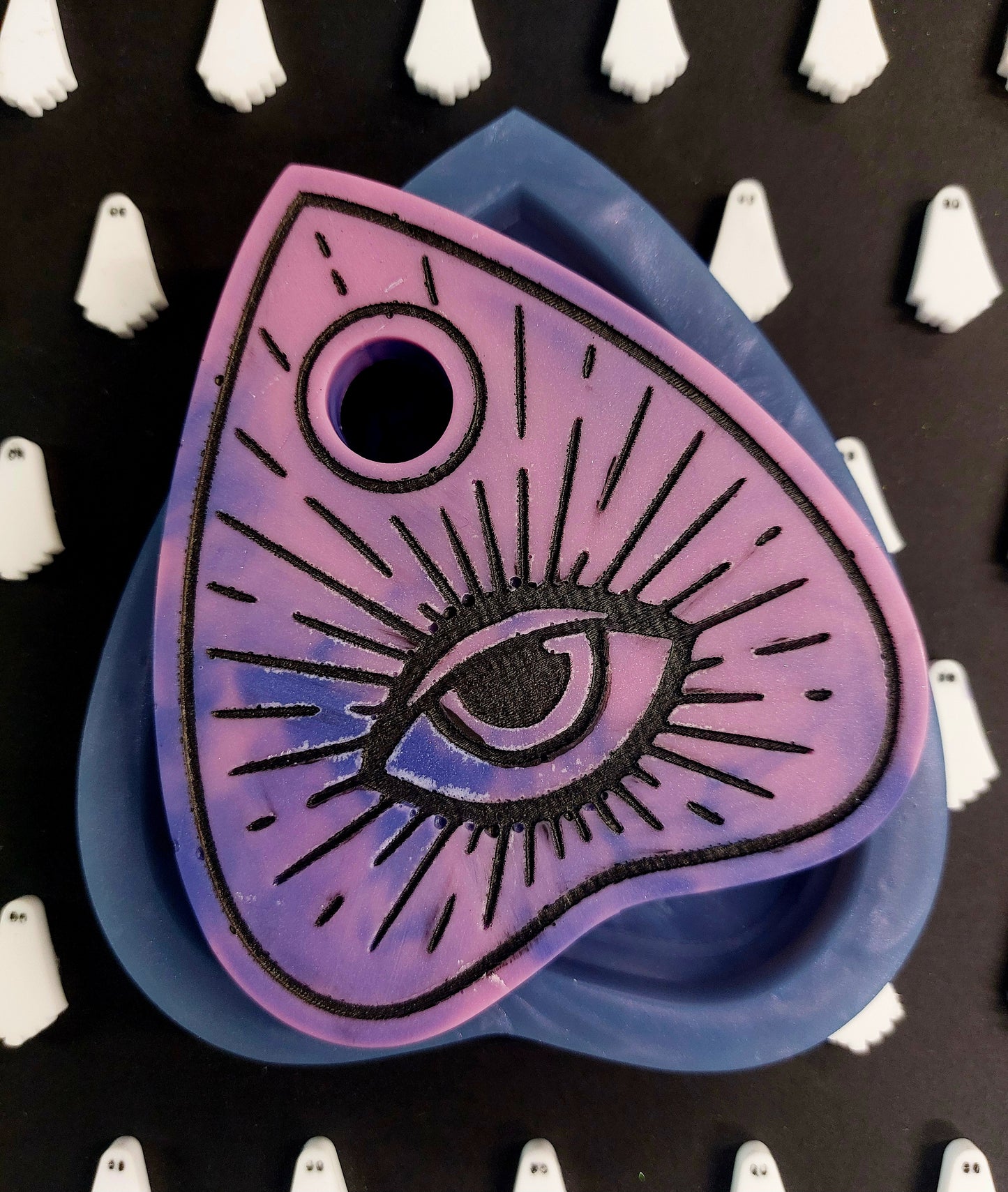 Eye Planchette Silicone Mould for wax, resin, jesmonite, soap etc