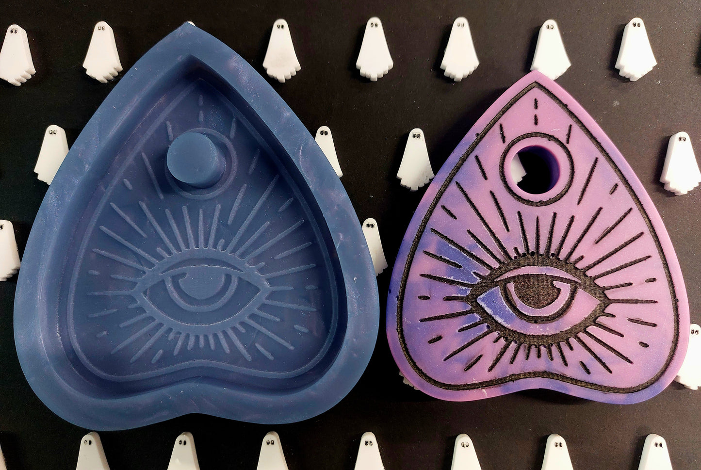 Eye Planchette Silicone Mould for wax, resin, jesmonite, soap etc