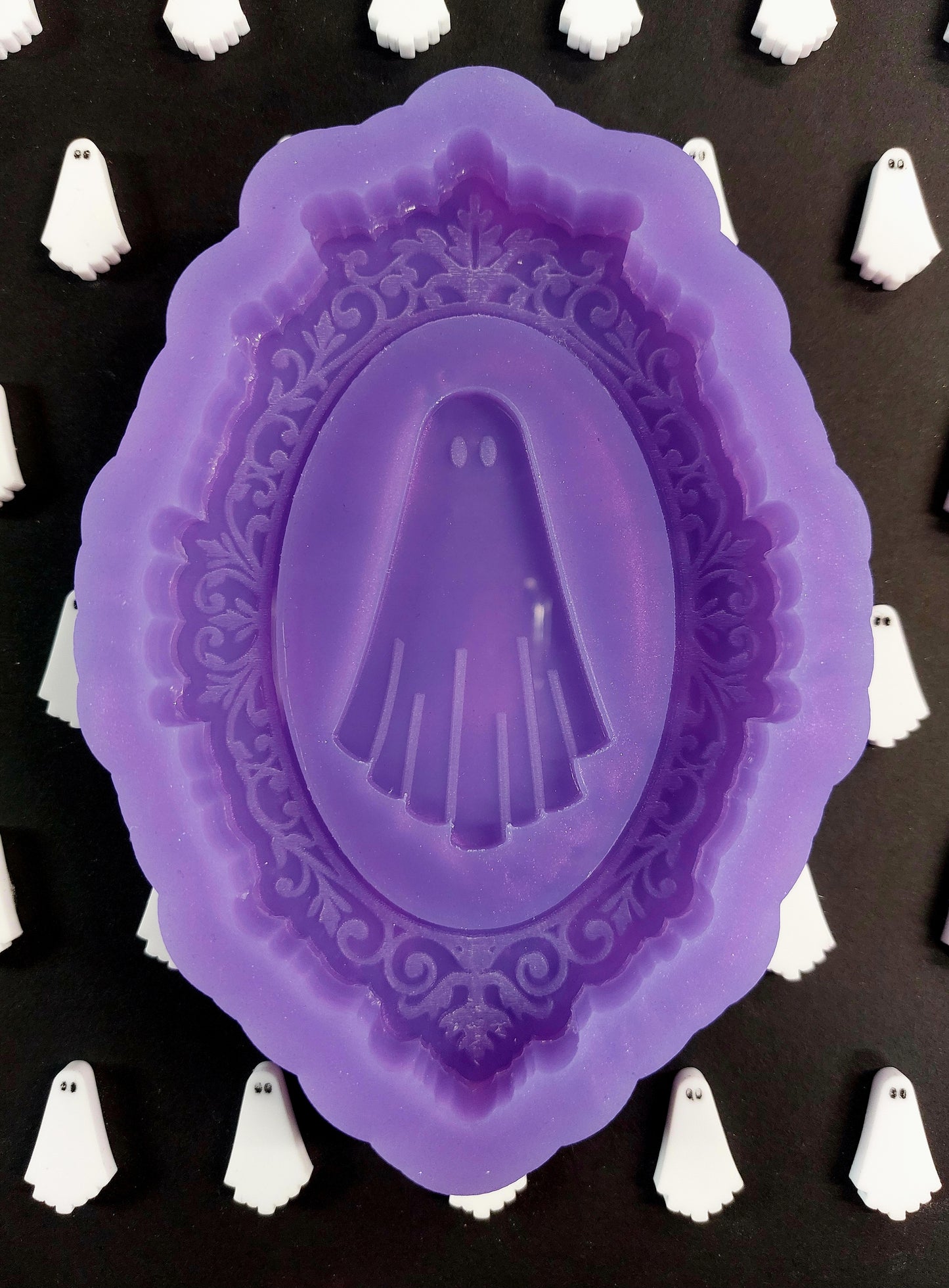 Vintage Ghost Frame Silicone Mould for wax, resin, soap etc