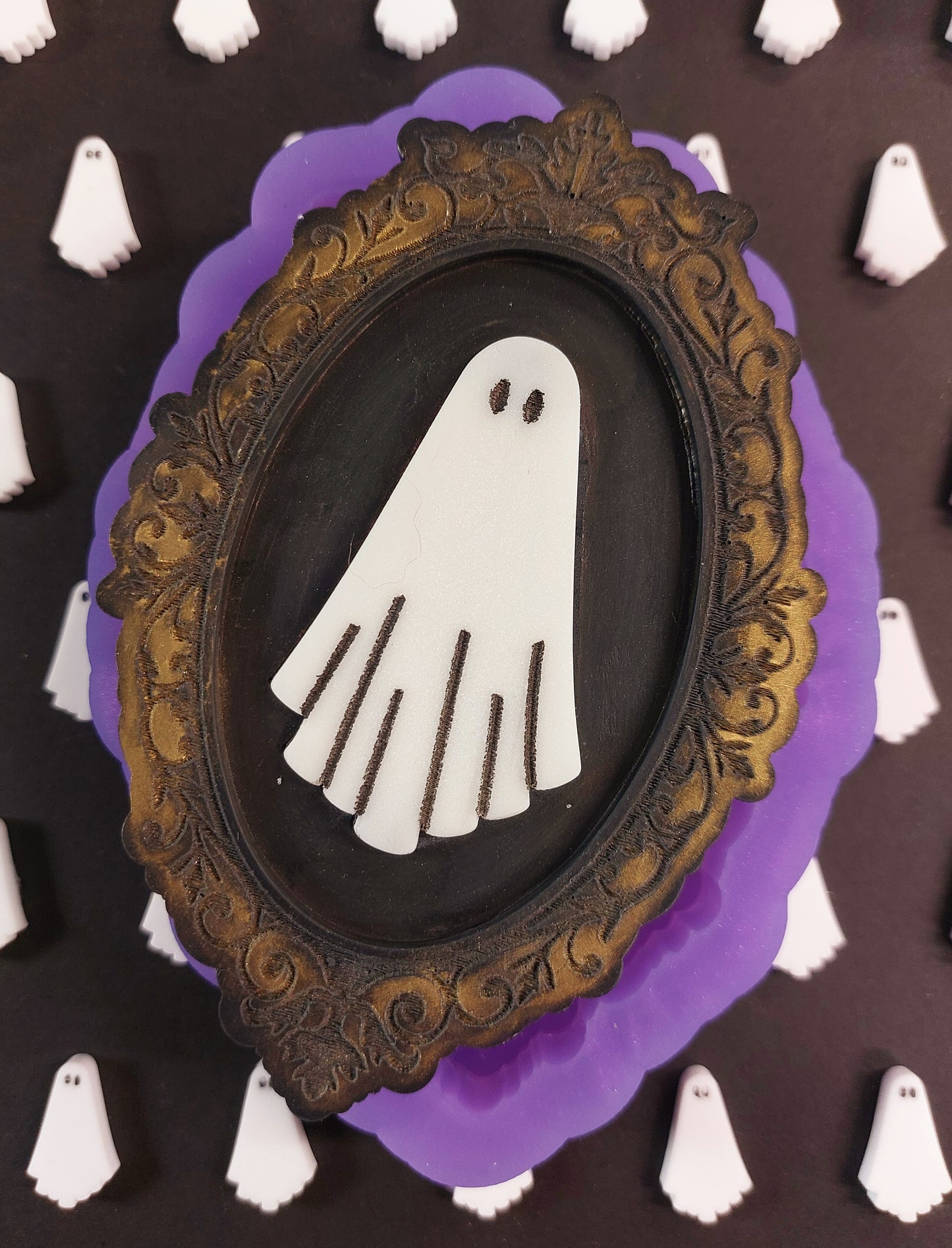 Vintage Ghost Frame Silicone Mould for wax, resin, soap etc