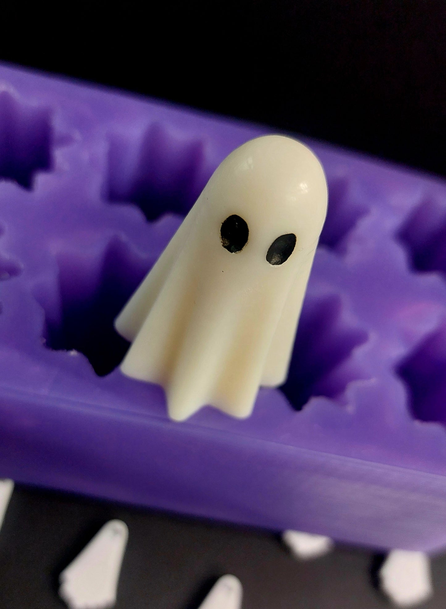 3d Ghost Mould 8 cell Silicone Mould for wax, resin, soap etc