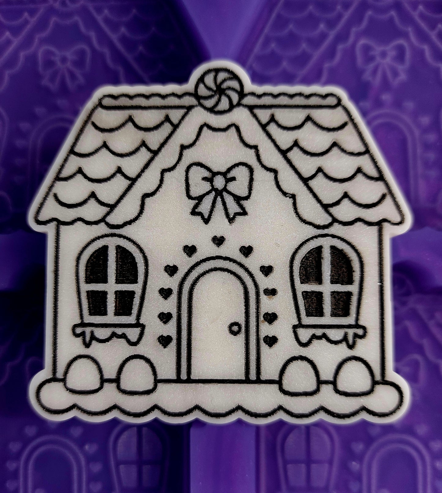 Gingerbread House 4 Cell Silicone Mould