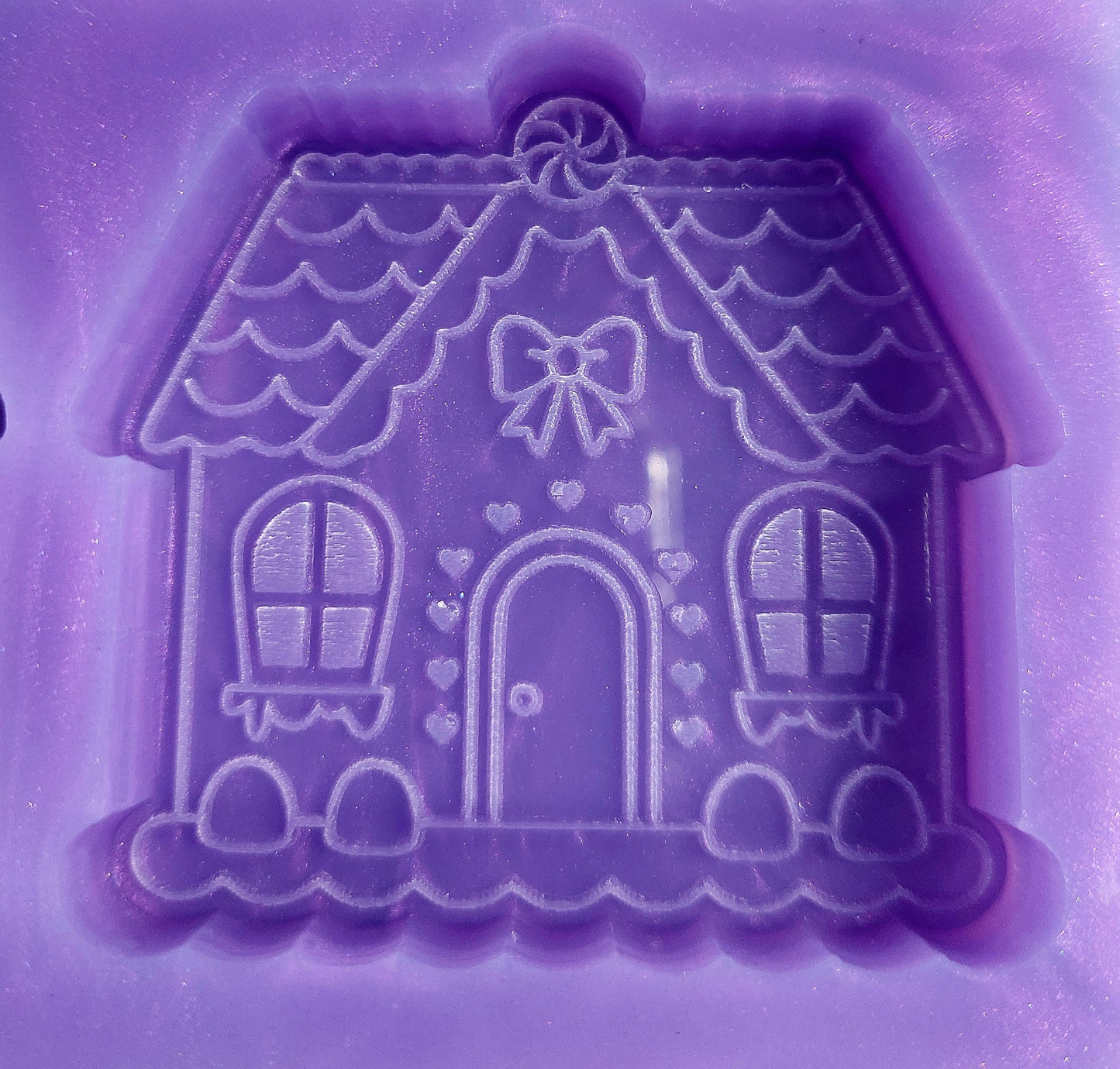 Gingerbread House 4 Cell Silicone Mould