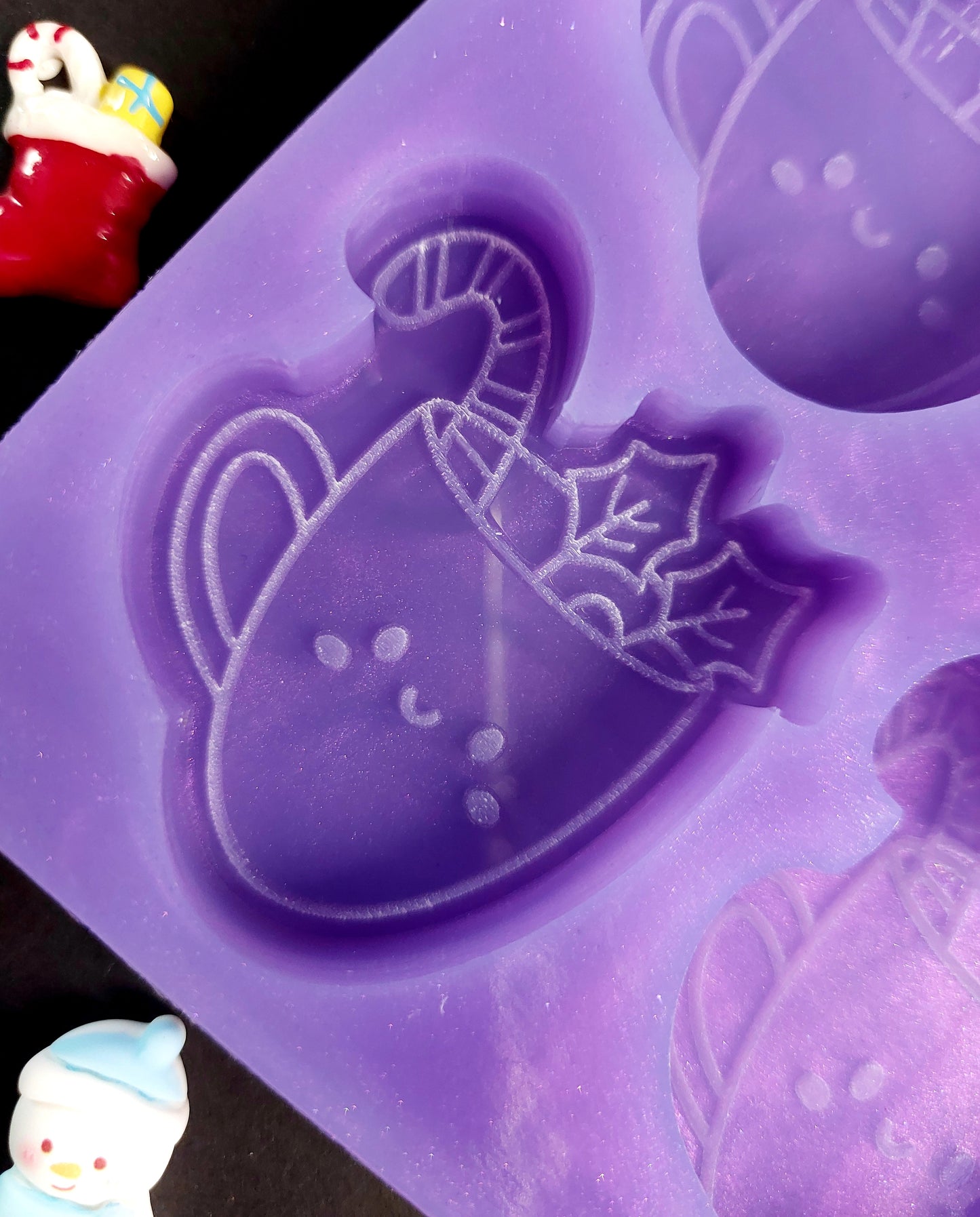 Christmas Mug 6 Cell Silicone Mould