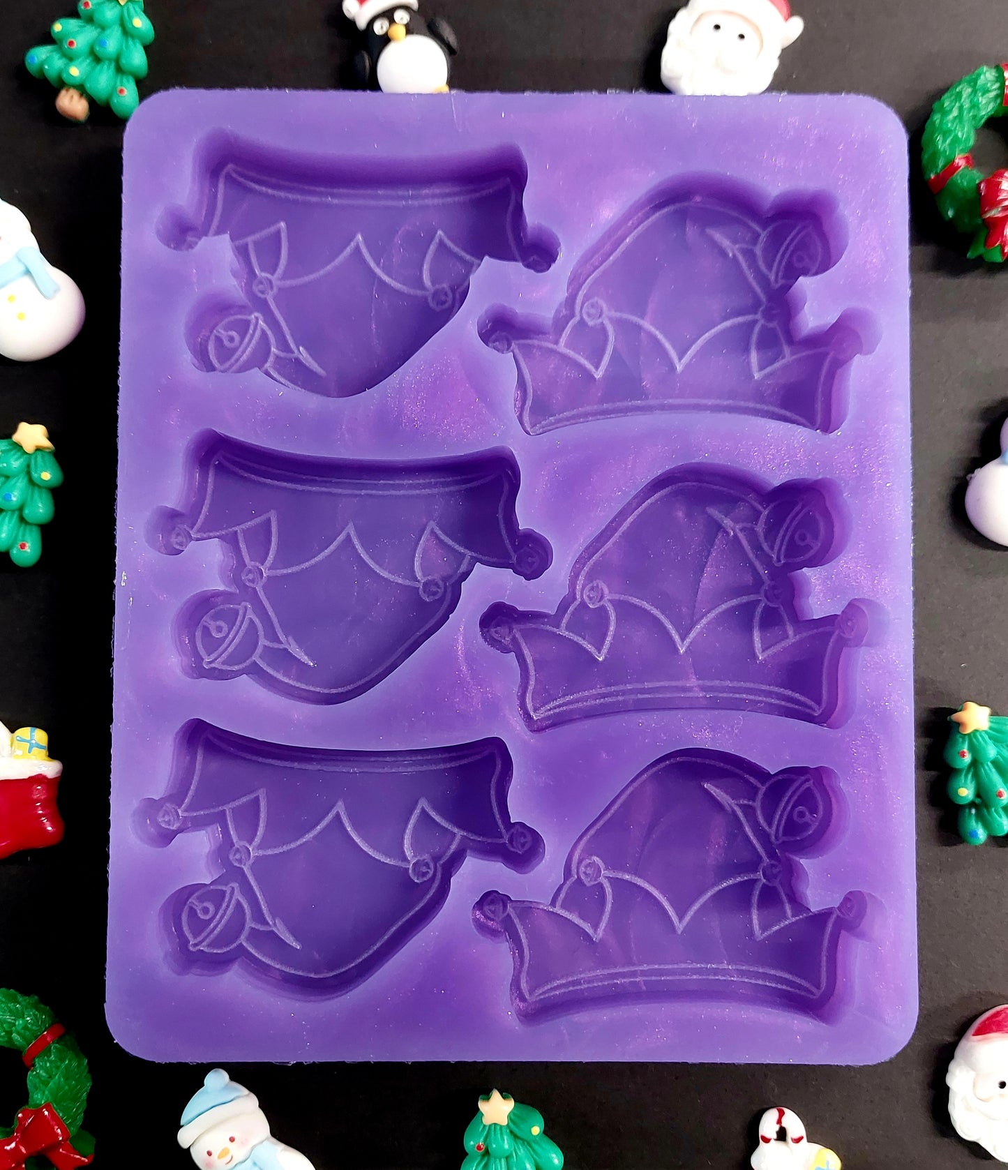 Elf Hat 6 Cell Silicone Mould