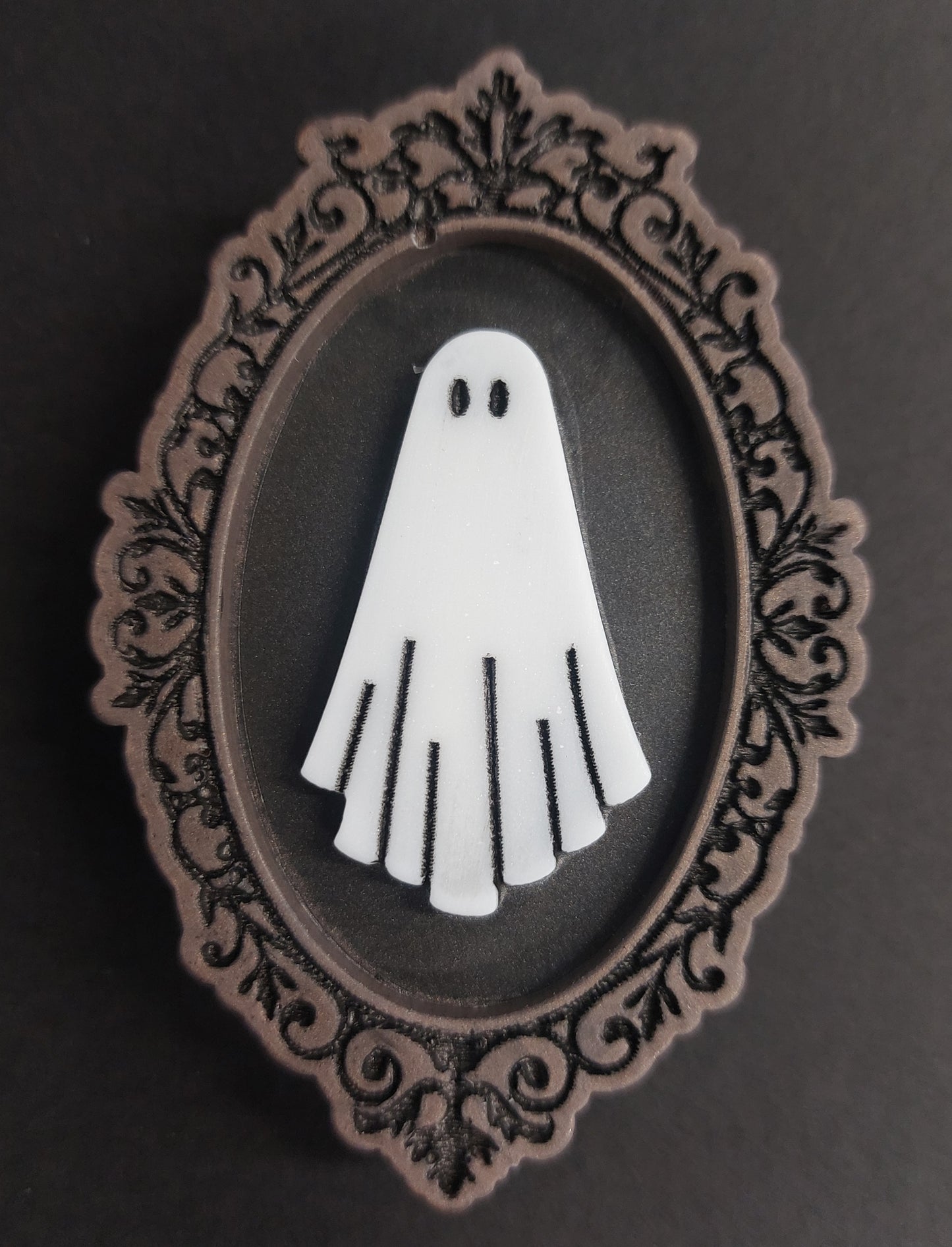 Small Vintage Ghost Frame 6 Cell Silicone Mould for wax, resin, soap etc