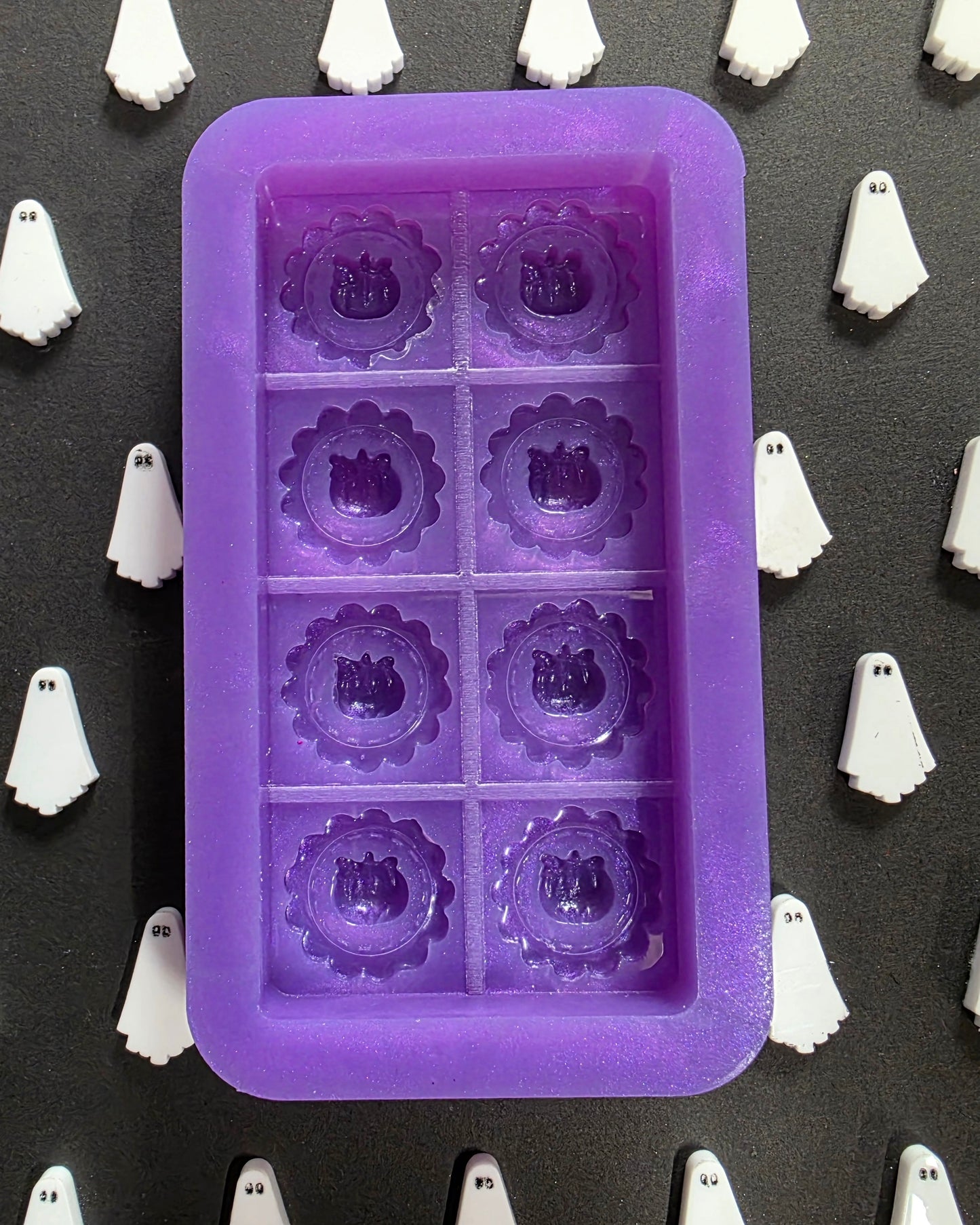 Pumpkin tops snap bar silicone mould for wax and more