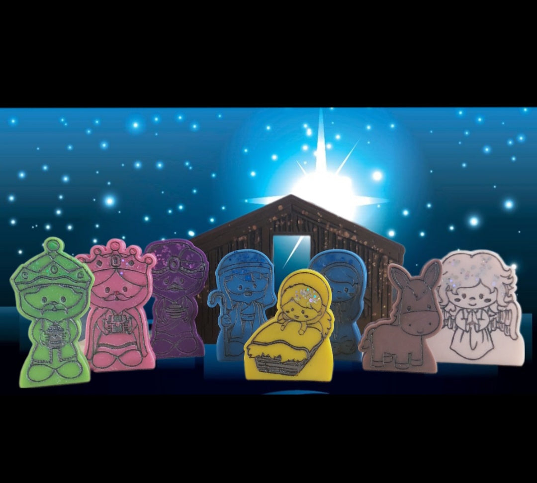 Christmas Nativity 3 Piece Silicone Mould Set