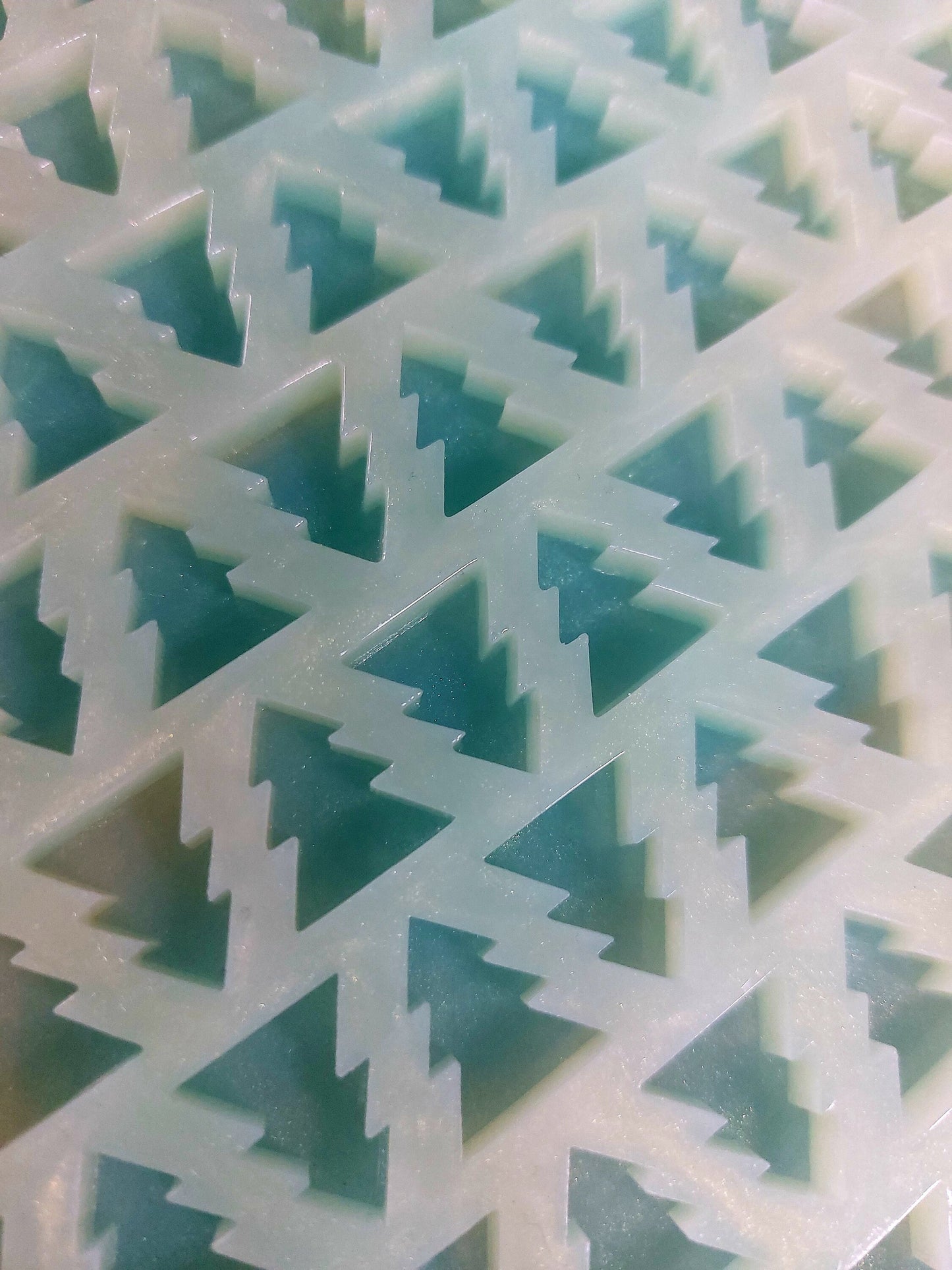 Christmas Tree Scoopable Silicone Mould for wax, resin, soap etc