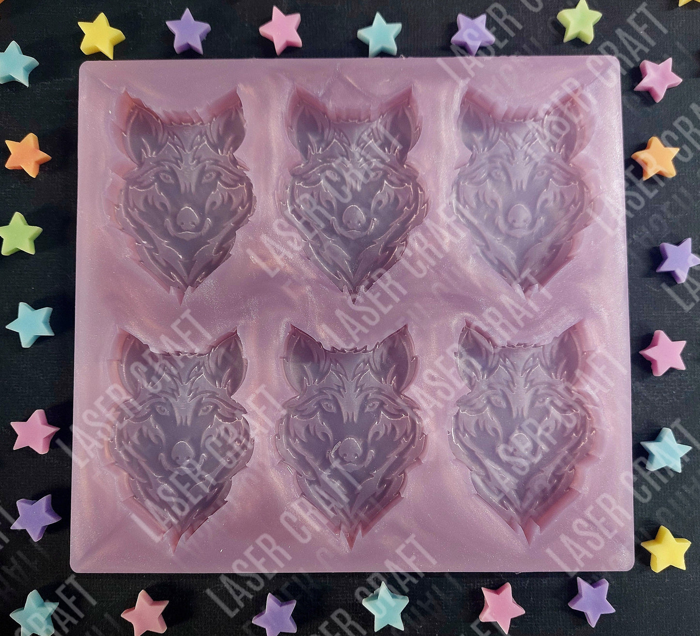 Wolf Head Animal Silicone Mould