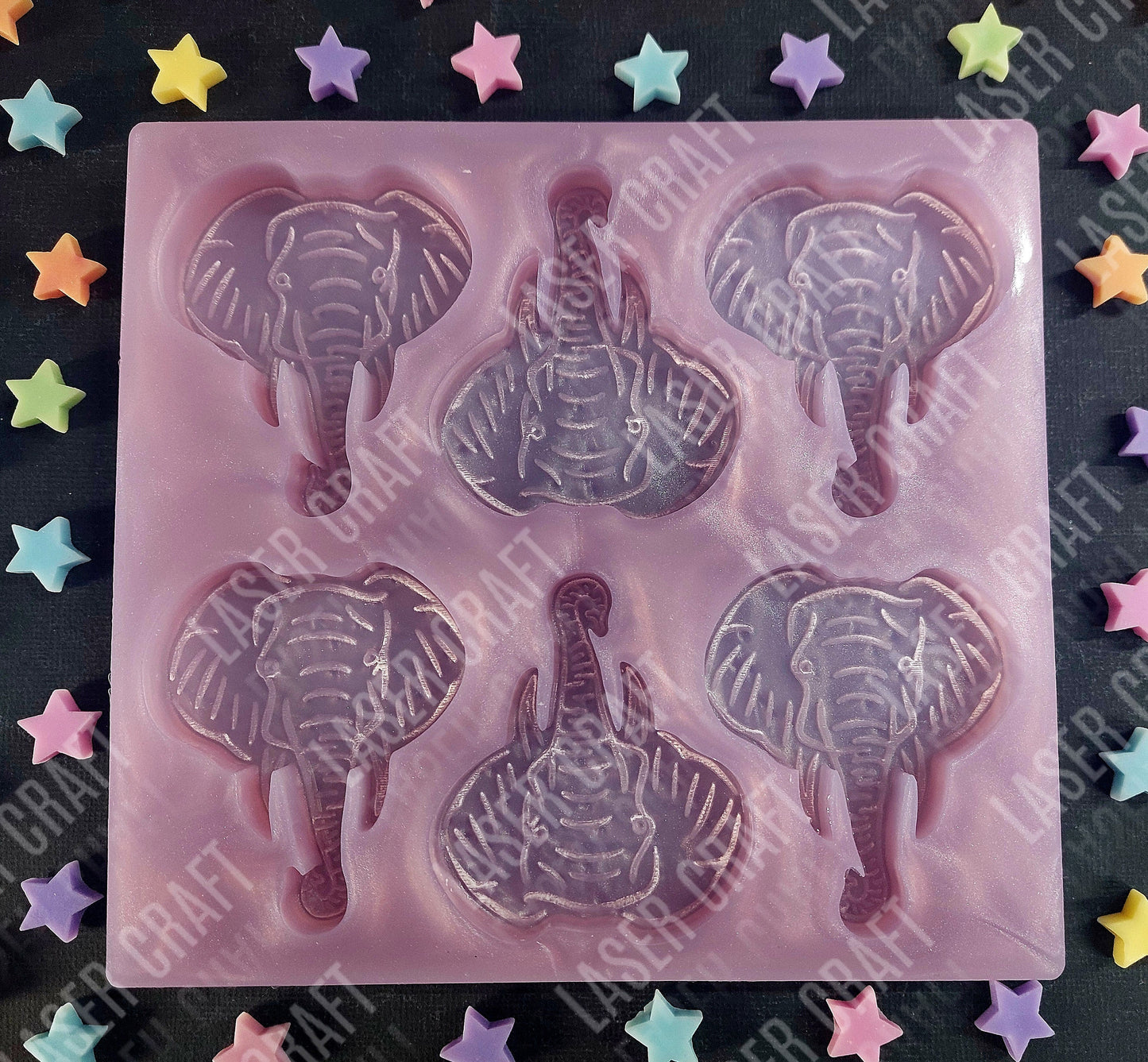 Elepant Head Animal Silicone Mould