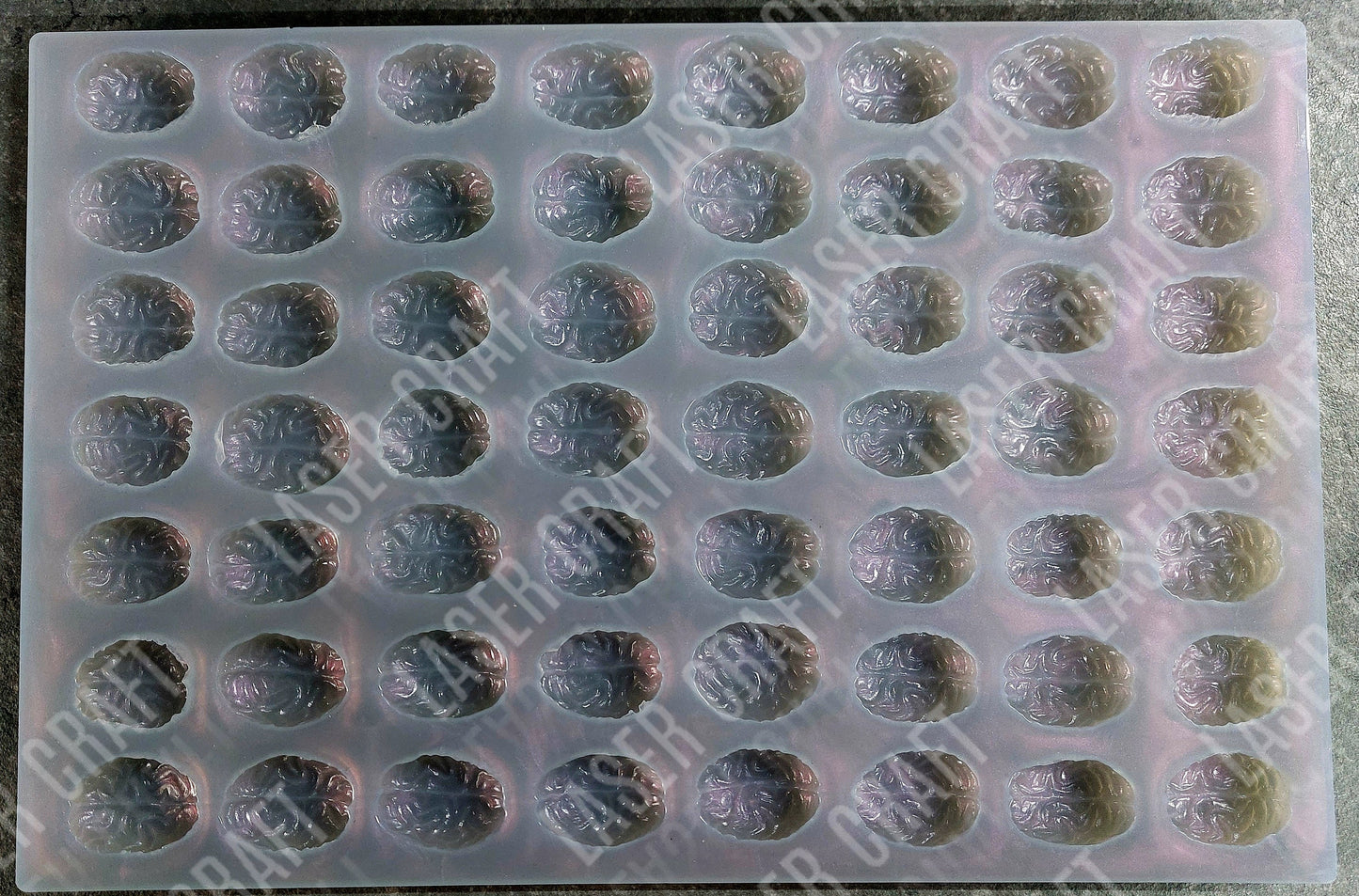 Mini Brain Silicone Mould for wax, resin, jesmonite, soap etc