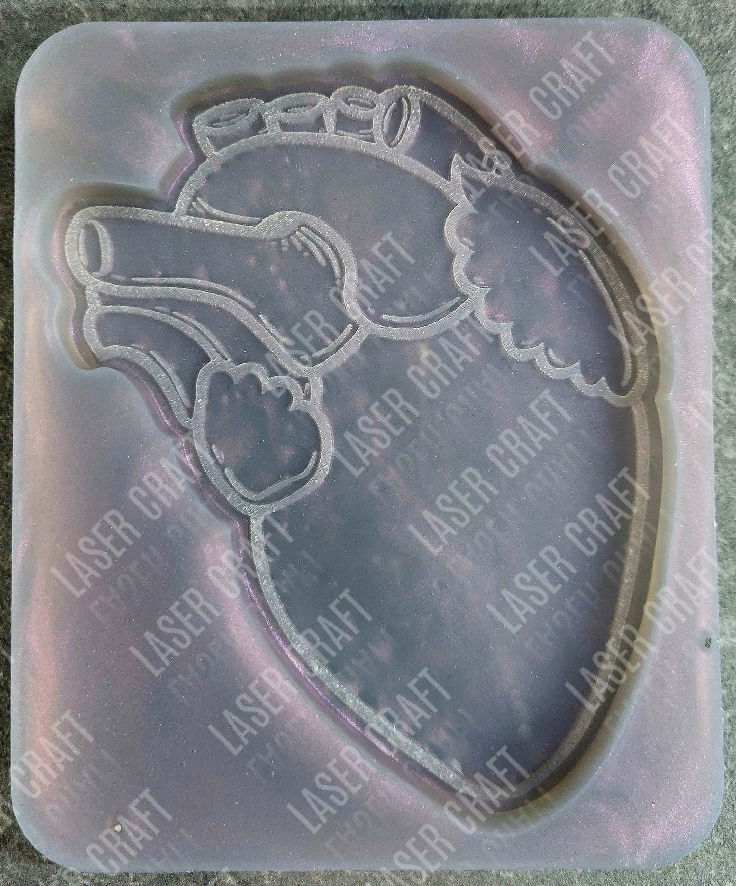Heart Coaster/Large wax melt silicone mould