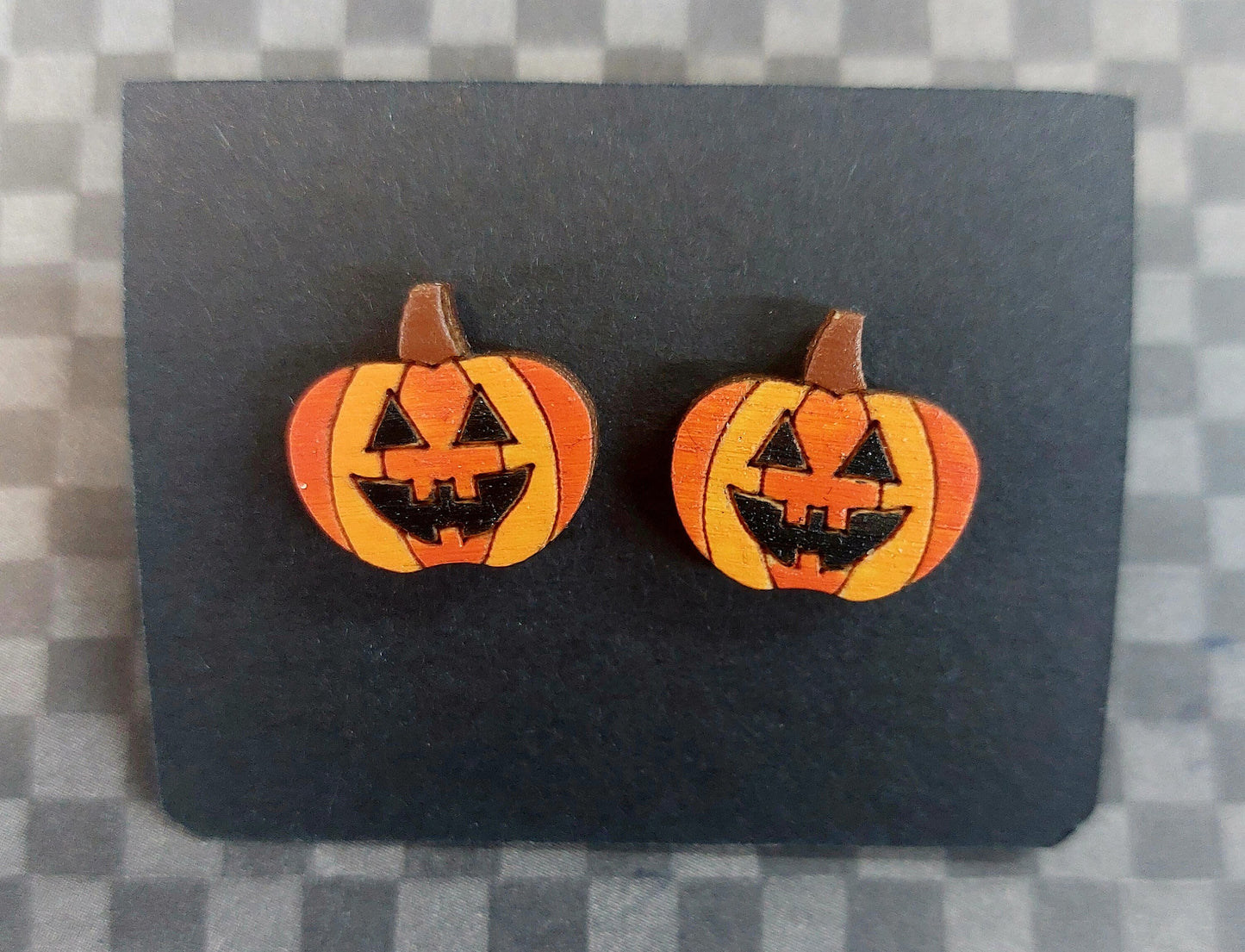 Earrings Pumpkin, Laser Cut Solid Maple Wood Pumpkin Earring Blanks, Jewellery Making