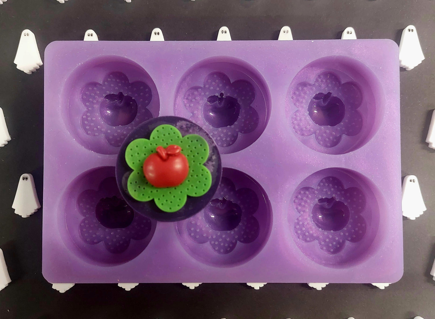 Apple Tops Silicone Mould for wax, resin, jesmonite, soap etc