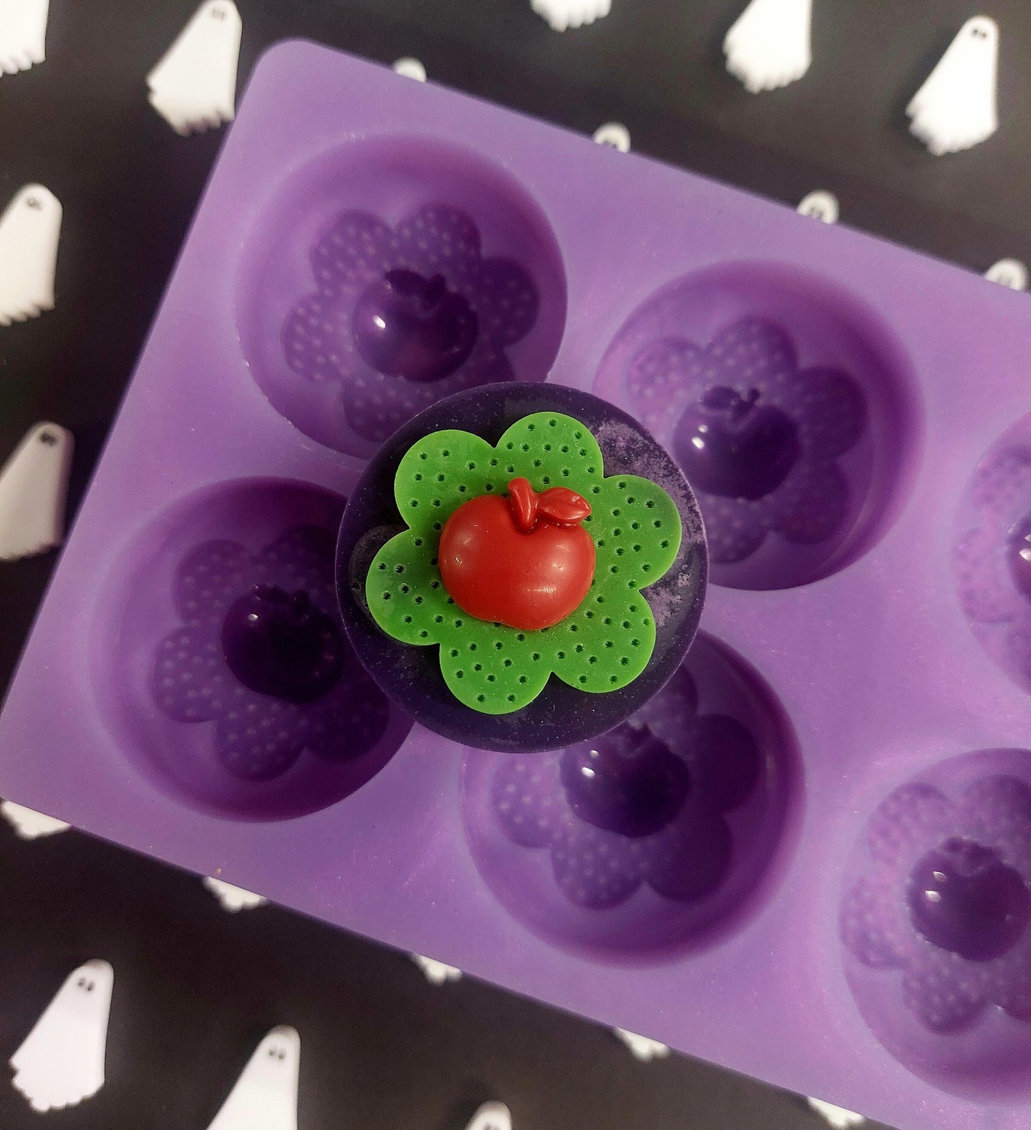 Apple Tops Silicone Mould for wax, resin, jesmonite, soap etc