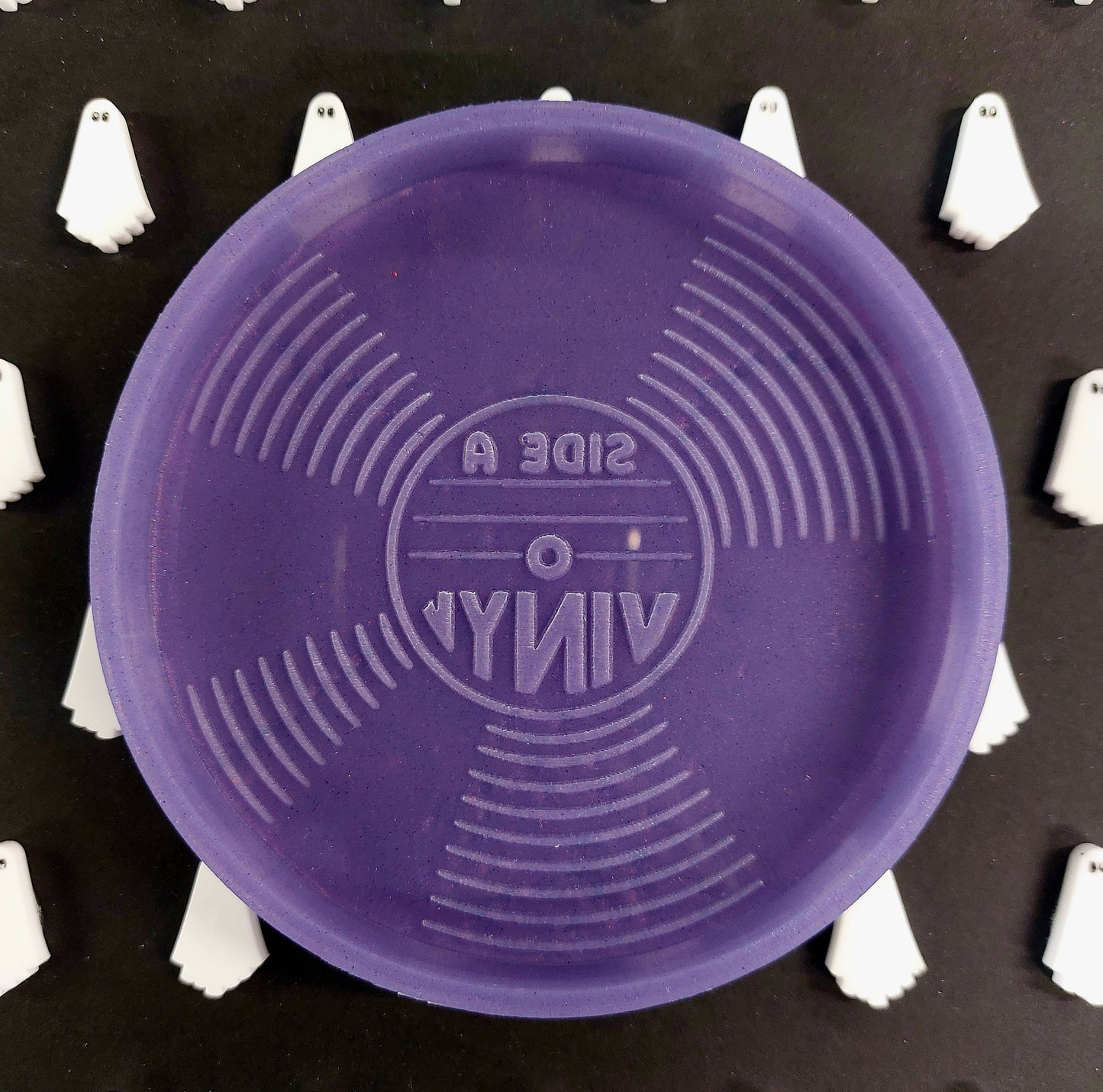 Vinyl Record Disc Silicone Mould for wax resin soap coaster