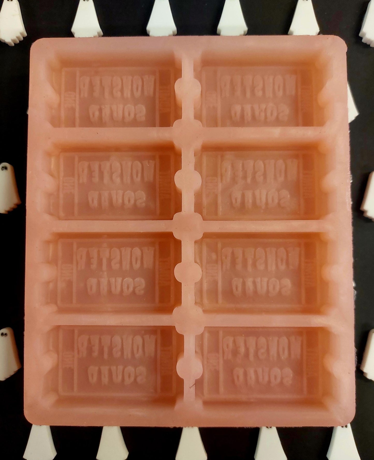 Monster Squad Ticket 8 Cell Silicone Mould for wax, resin and more (HBbox size)