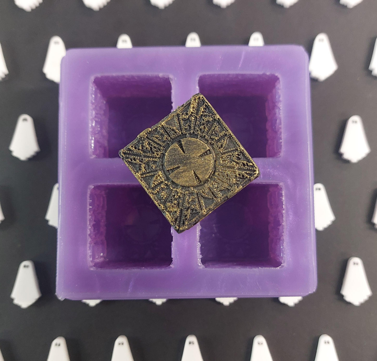 Lament Configuration Box 4 Cell Silicone Mould for wax, resin and more