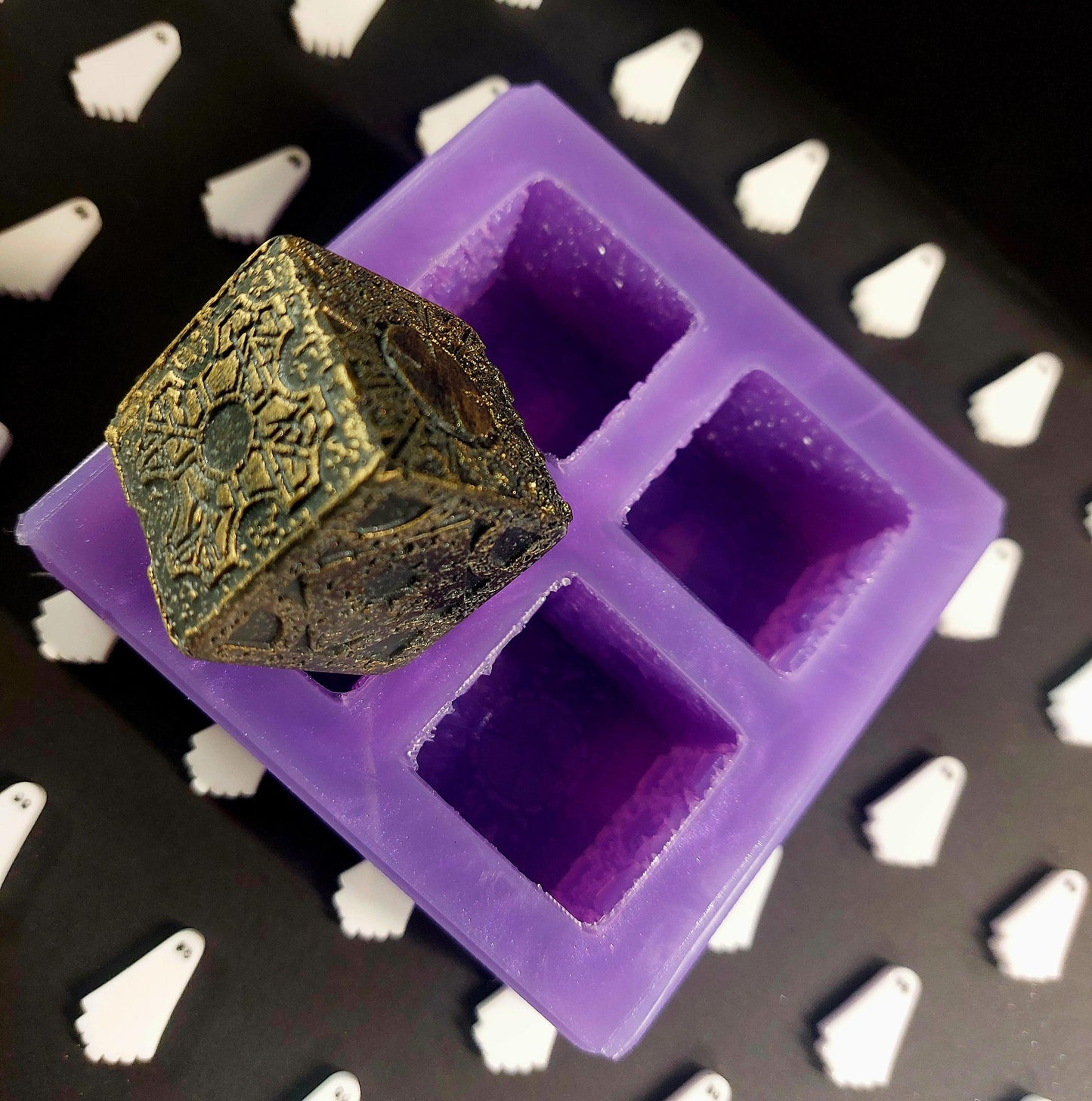 Lament Configuration Box 4 Cell Silicone Mould for wax, resin and more