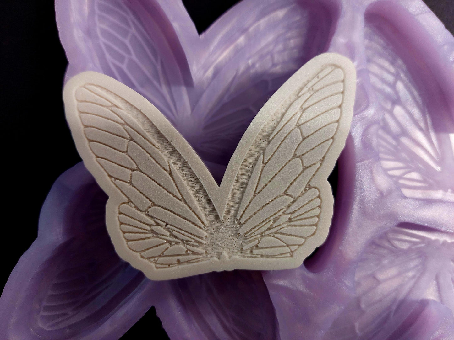Fairy Wings 4 Cell Silicone Mould for wax melts, resin and more