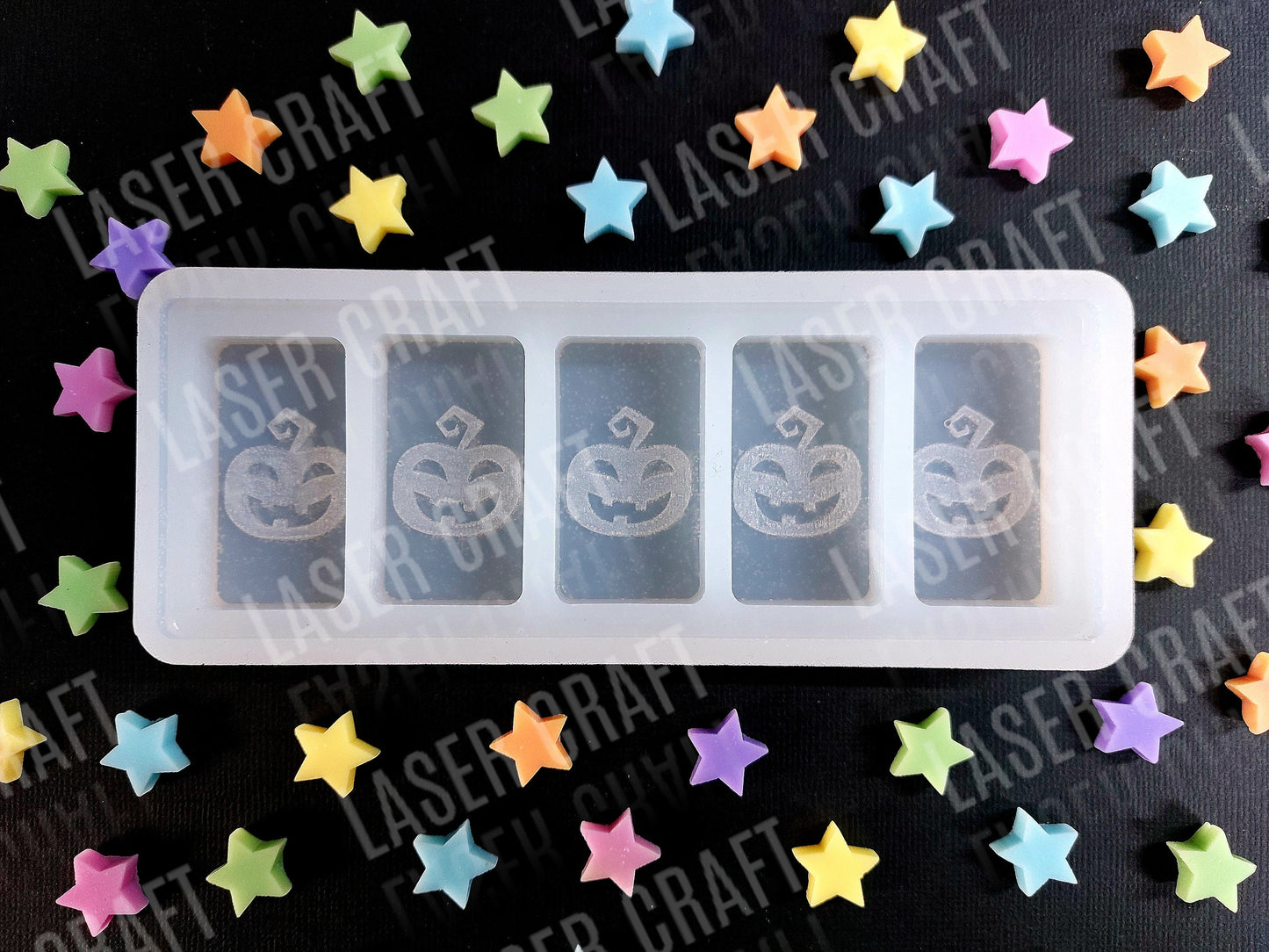 Halloween Silicone Moulds for wax, resin and more. Bats, witch, cobweb and pumpkin