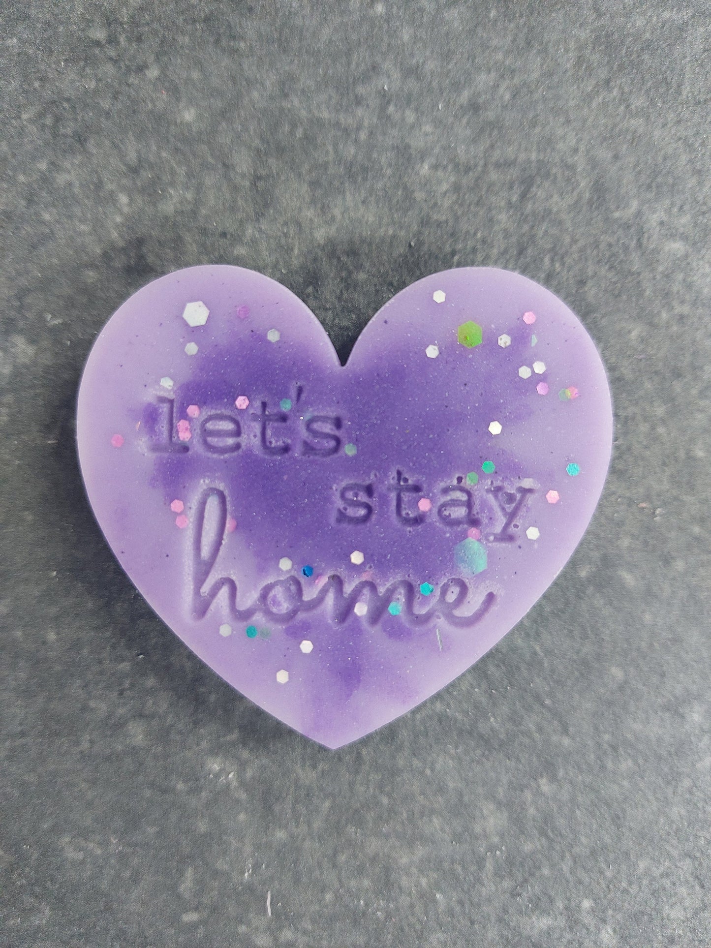 Lets Stay Home 6 Cell Silicone Mould for wax resin soap