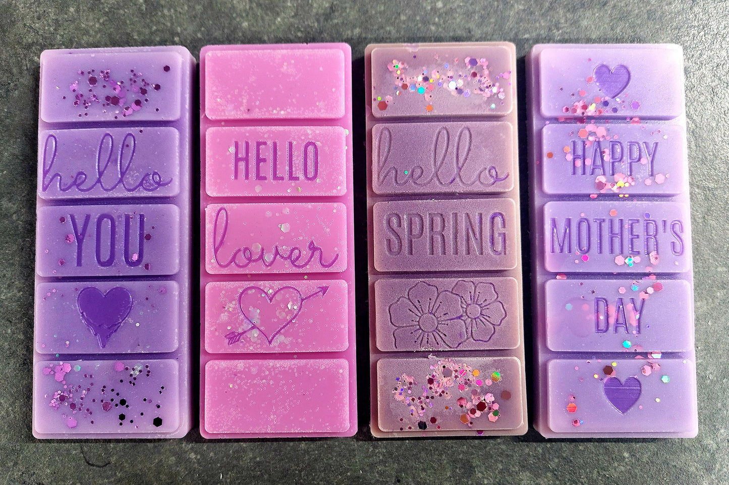 Hello Lover Silicone Snap Bar Mould for wax
