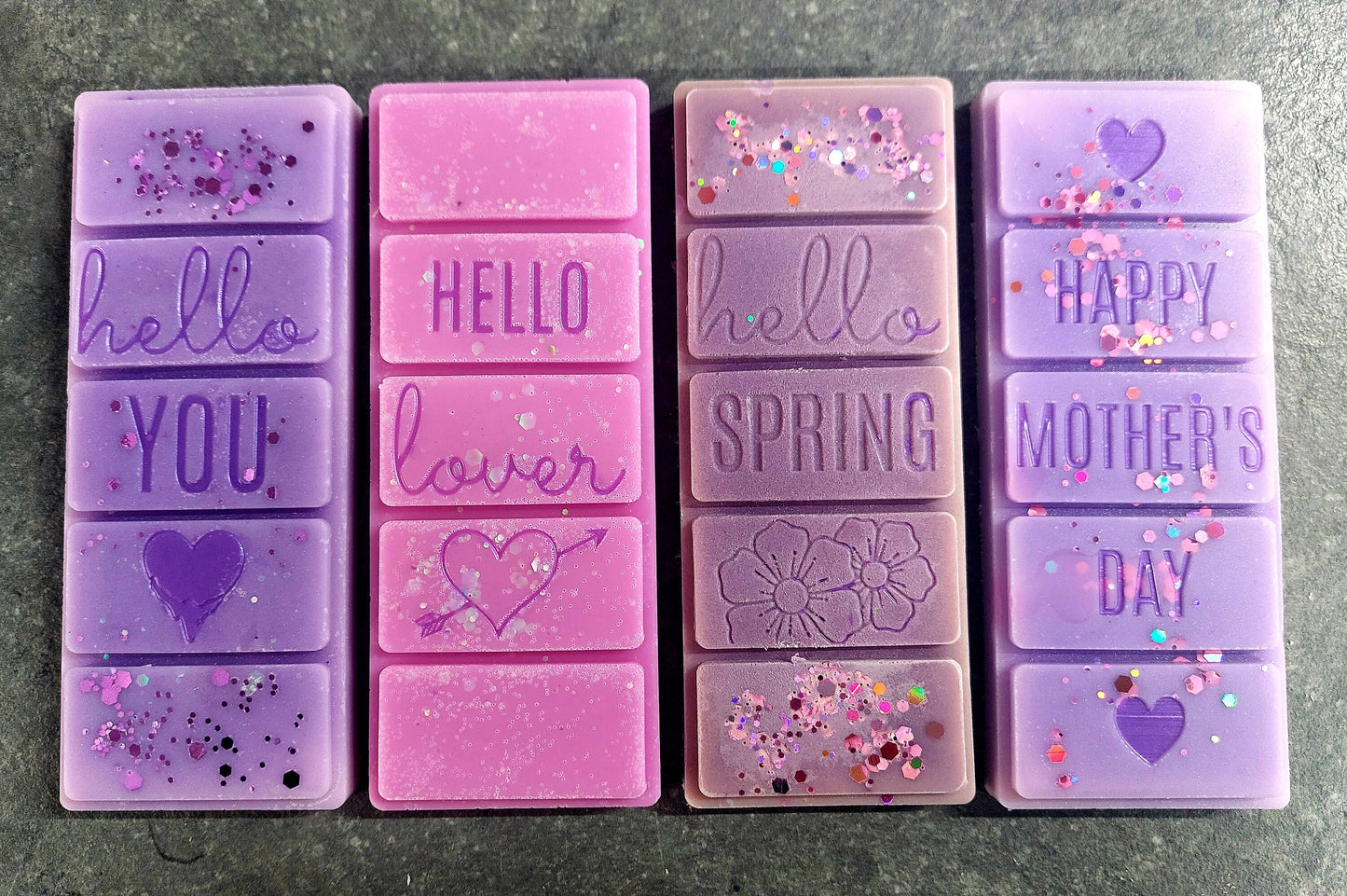 Hello Spring Silicone Snap Bar Mould for wax