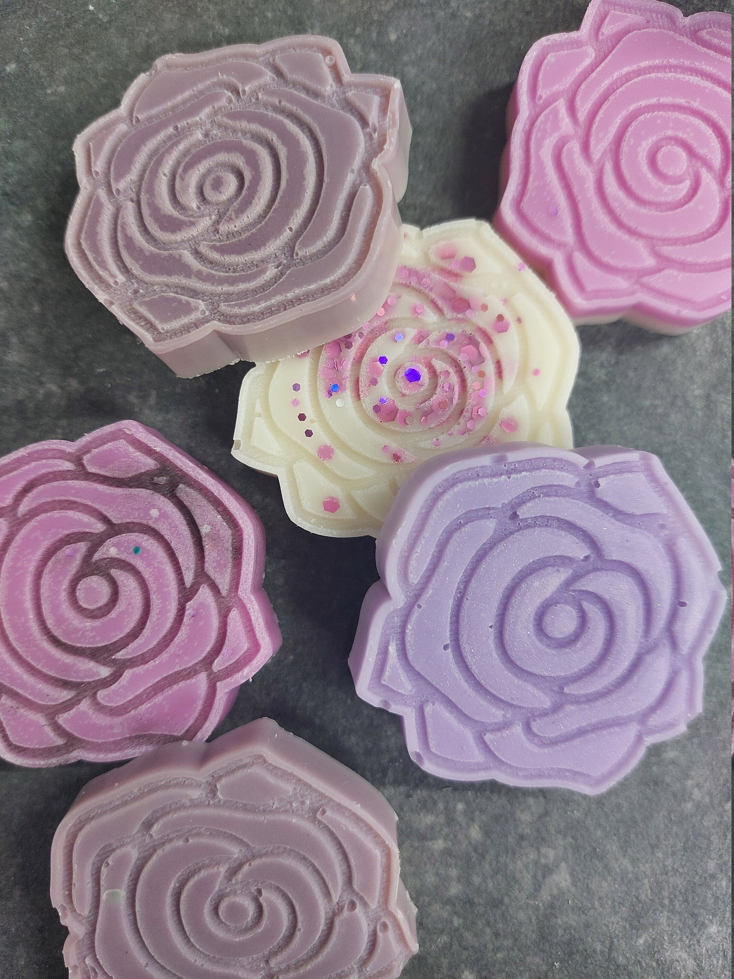Flower 6 Cell Silicone Mould for wax, resin, soap