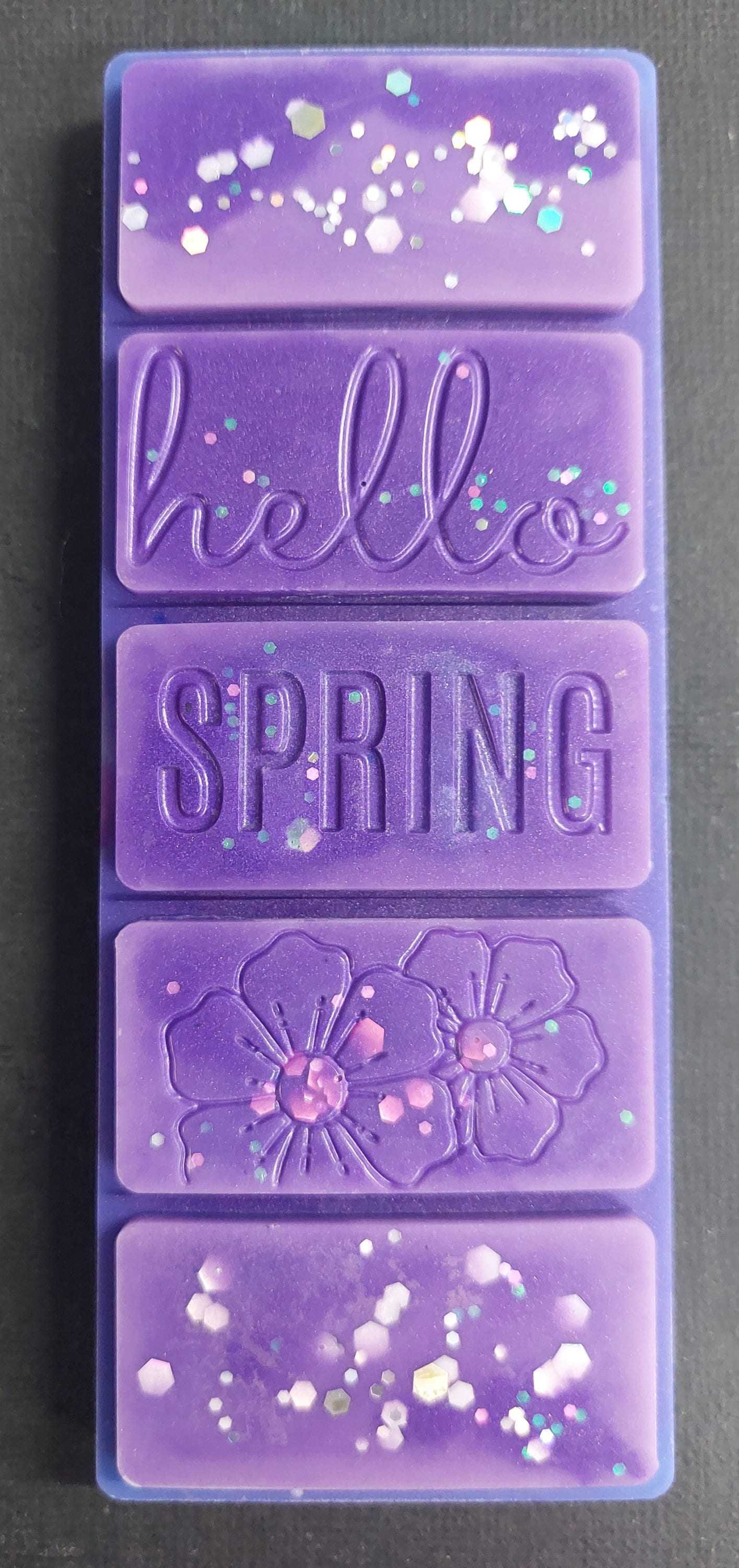 Hello Spring Silicone Snap Bar Mould for wax
