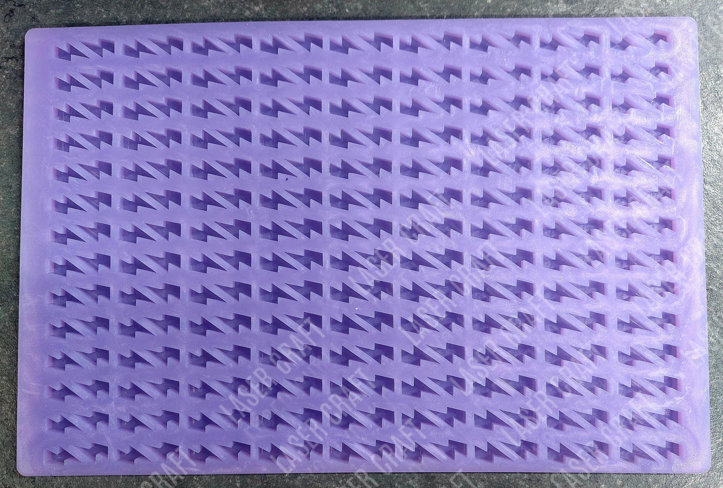 Lightning Bold Scoopable Silicone Mould for wax, resin, soap etc