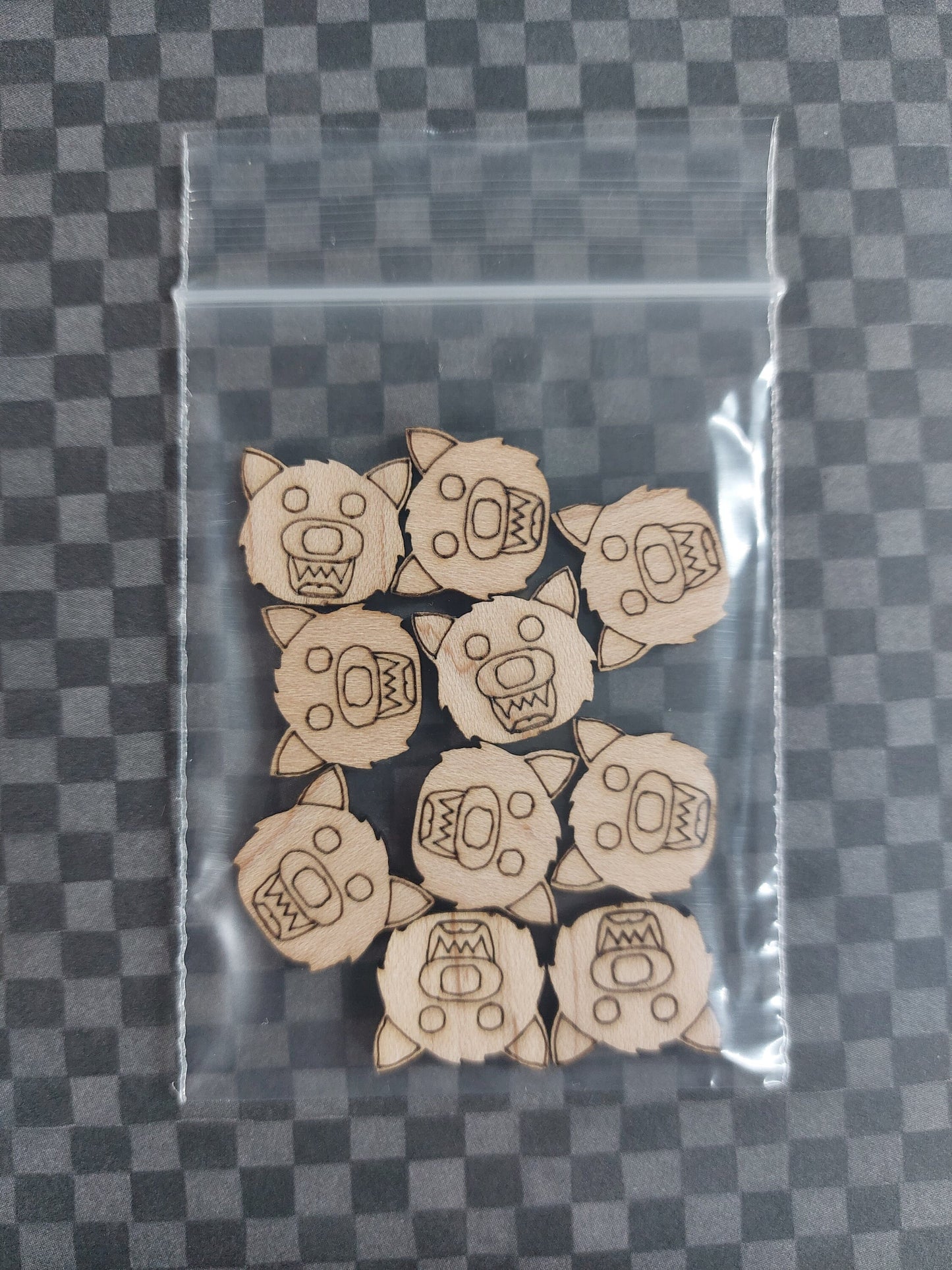 Earrings Werewolf, Laser Cut Solid Maple Wood Werewolf Earring Blanks, Jewellery Making