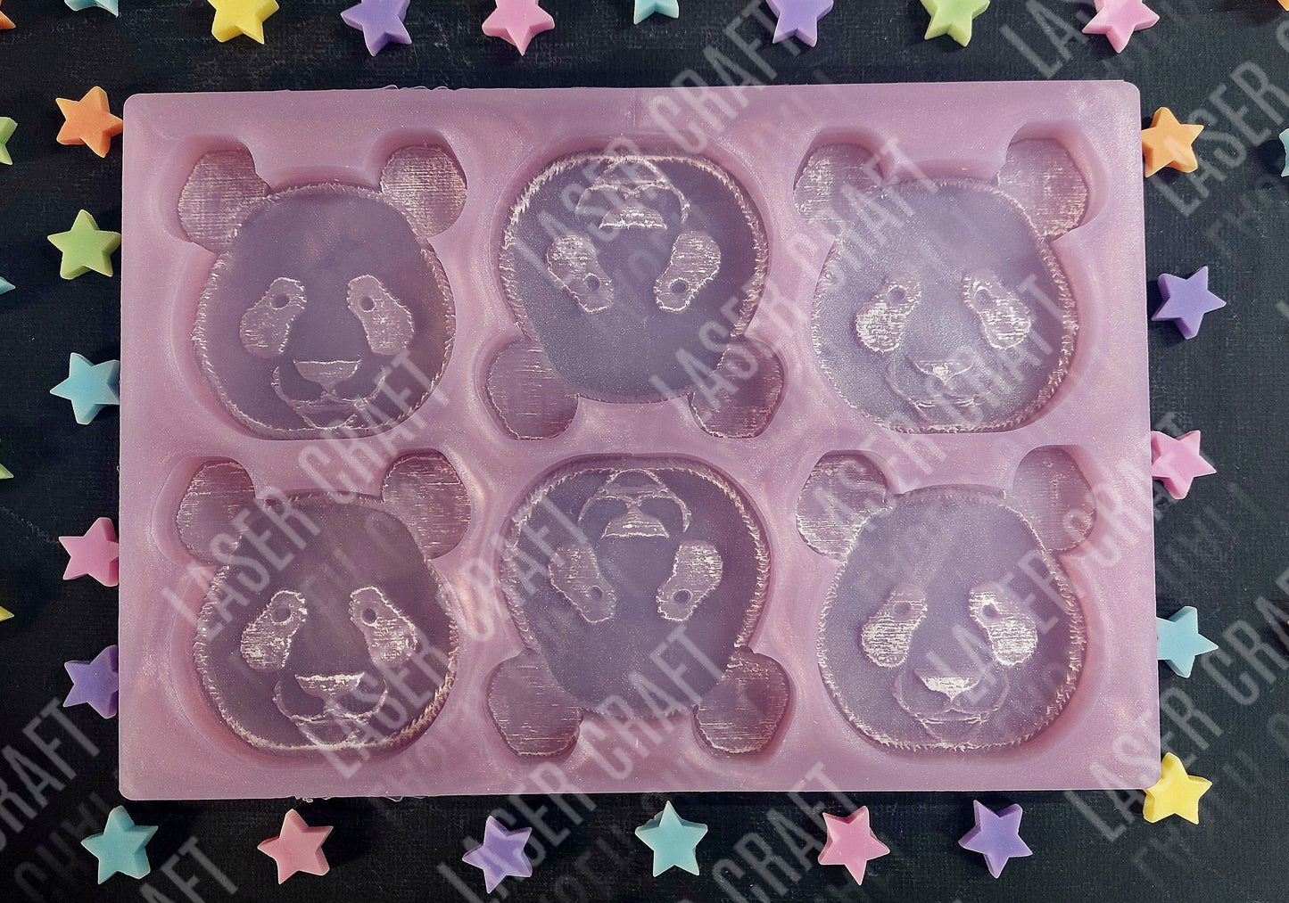 Panda Head Animal Silicone Mould
