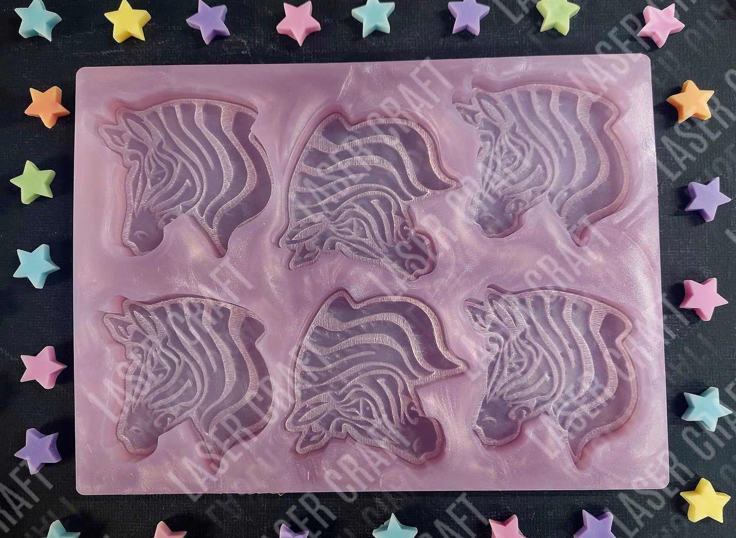Zebra Head Animal Silicone Mould