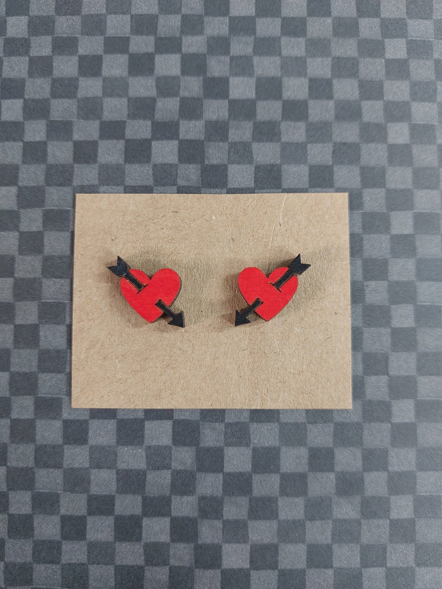 Earrings Love Heart, Laser Cut Solid Maple Wood Love Heart Earring Blanks, Jewellery Making