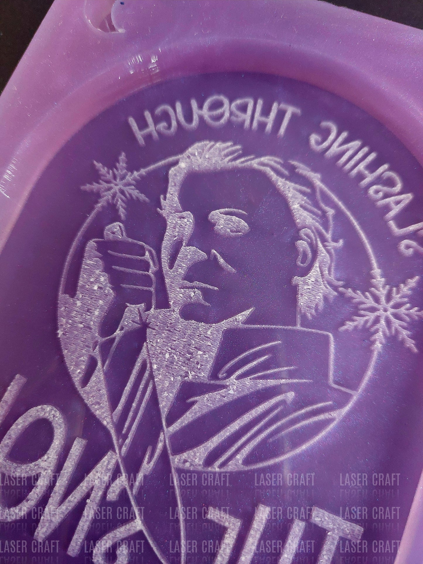 Mike Christmas Slasher Silicone Mould for wax resin soap