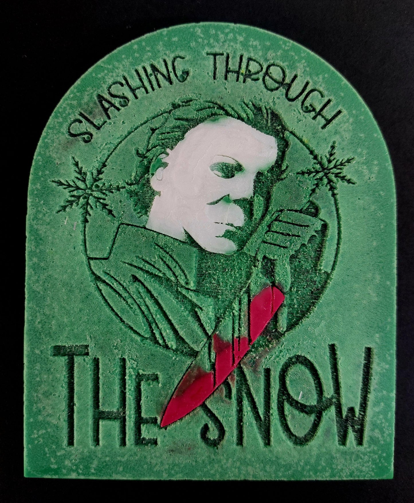 Mike Christmas Slasher Silicone Mould for wax resin soap
