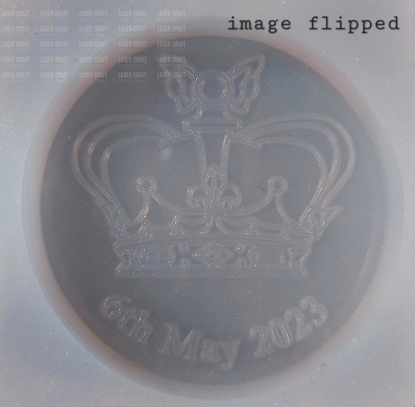 King Coronation 6 Cell Disc Mould for wax, resin, jesmonite etc