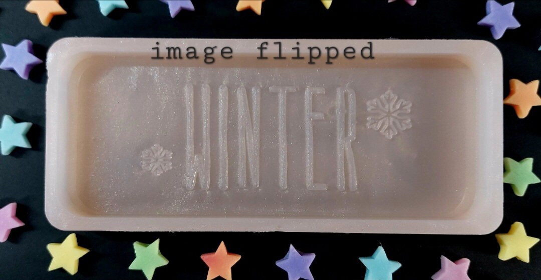 Winter Snap Bar Silicone Mould for wax