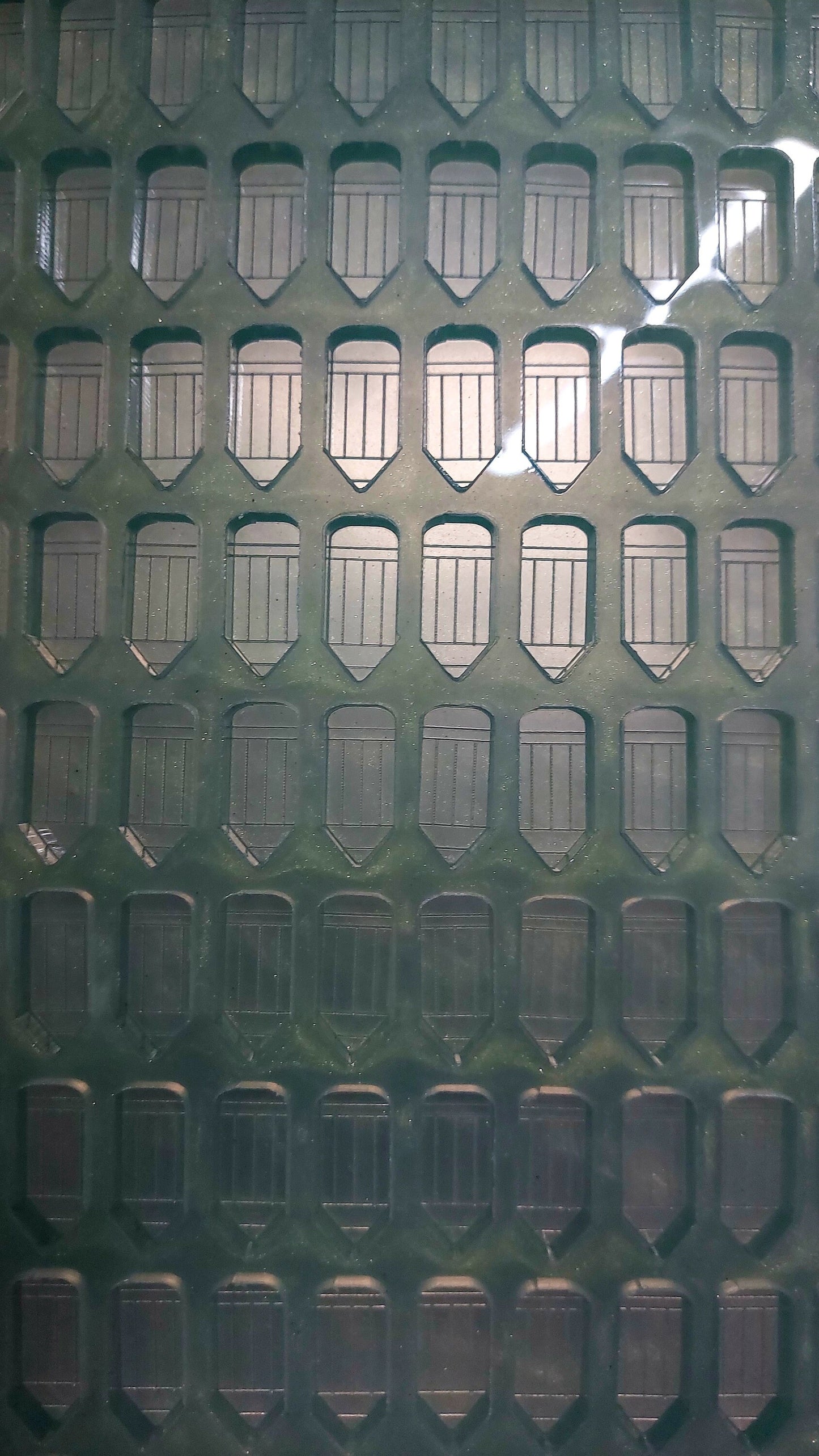 Pencil Scoopable Silicone Mould for wax, resin, soap etc