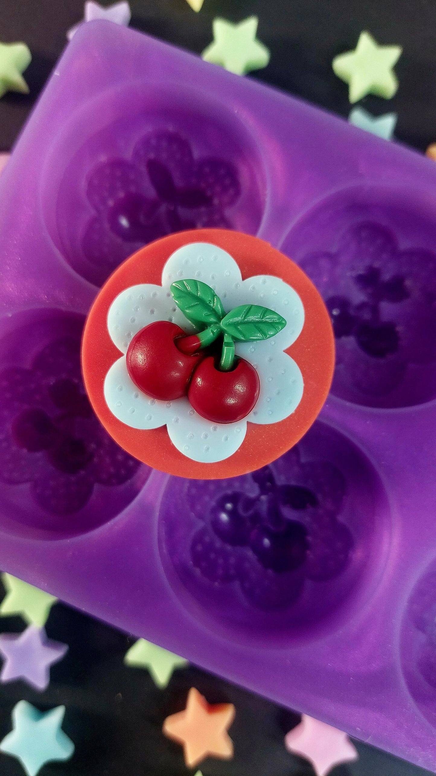 Cherry Tops Silicone Mould for wax, resin, jesmonite, soap etc