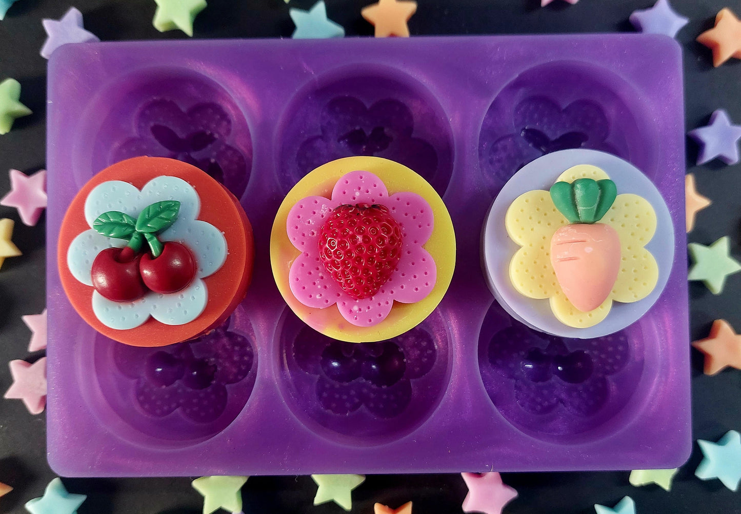 Cherry Tops Silicone Mould for wax, resin, jesmonite, soap etc