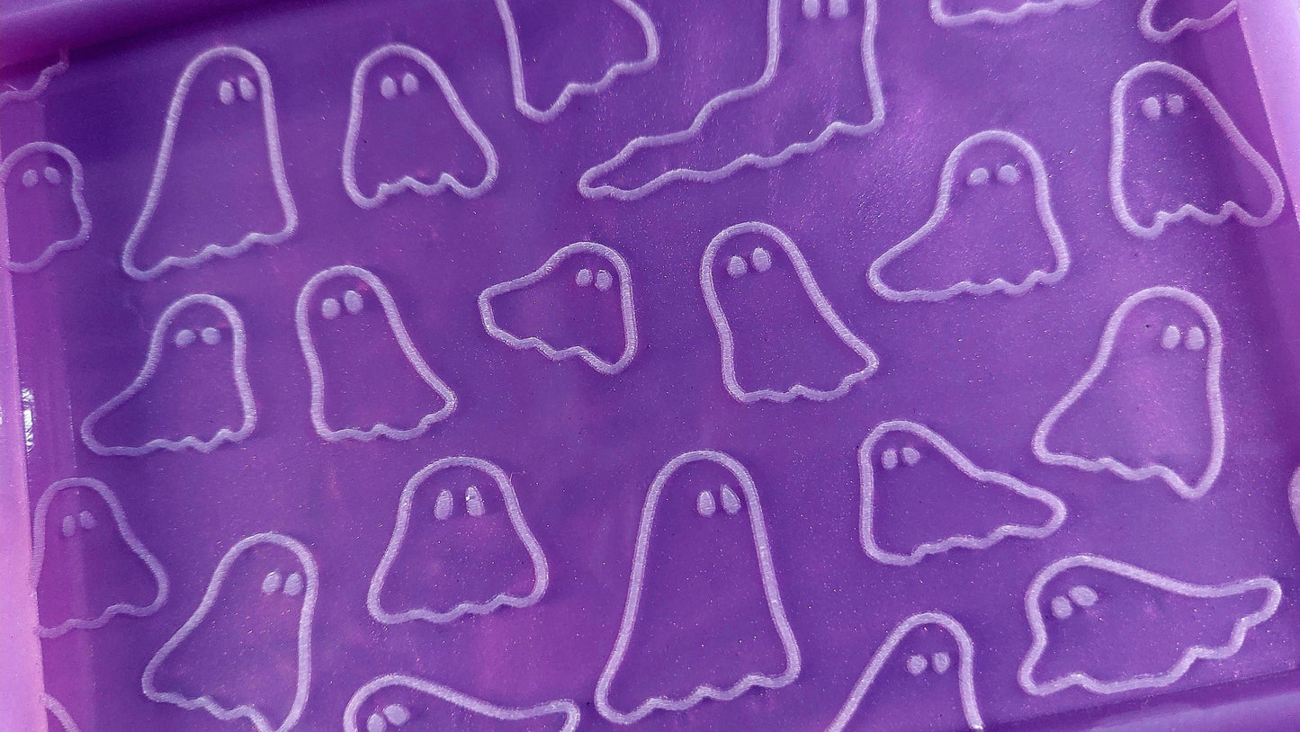 Ghost Silicone Mould for wax resin soap etc (small slab)